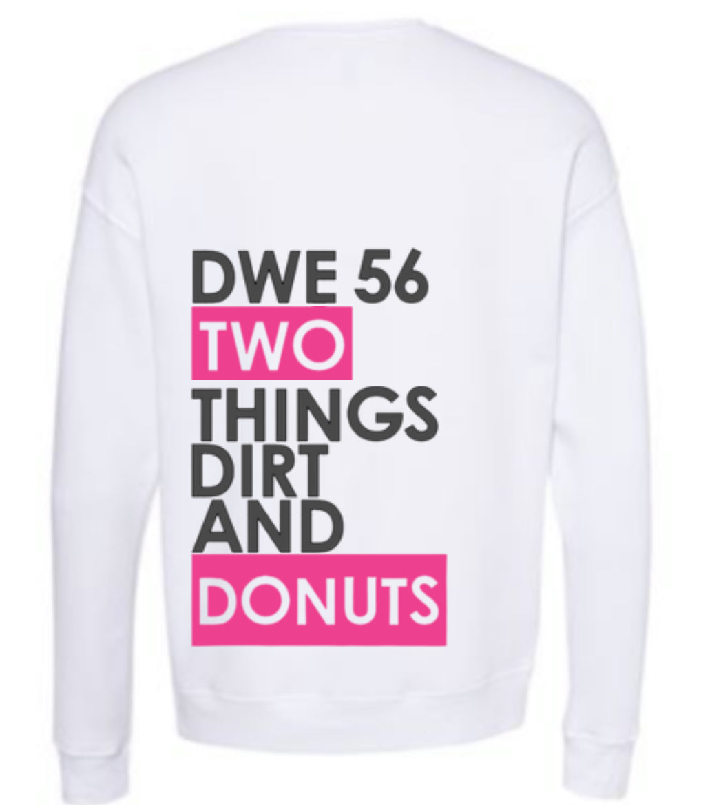 DwE Peace Dirt & Donuts Adult Fleece Crewneck