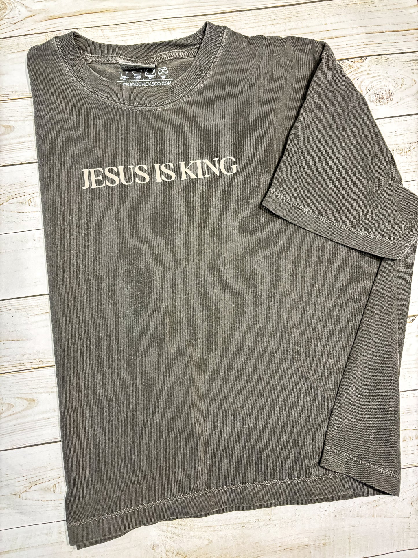 Jesus Is King Boxy Tee
