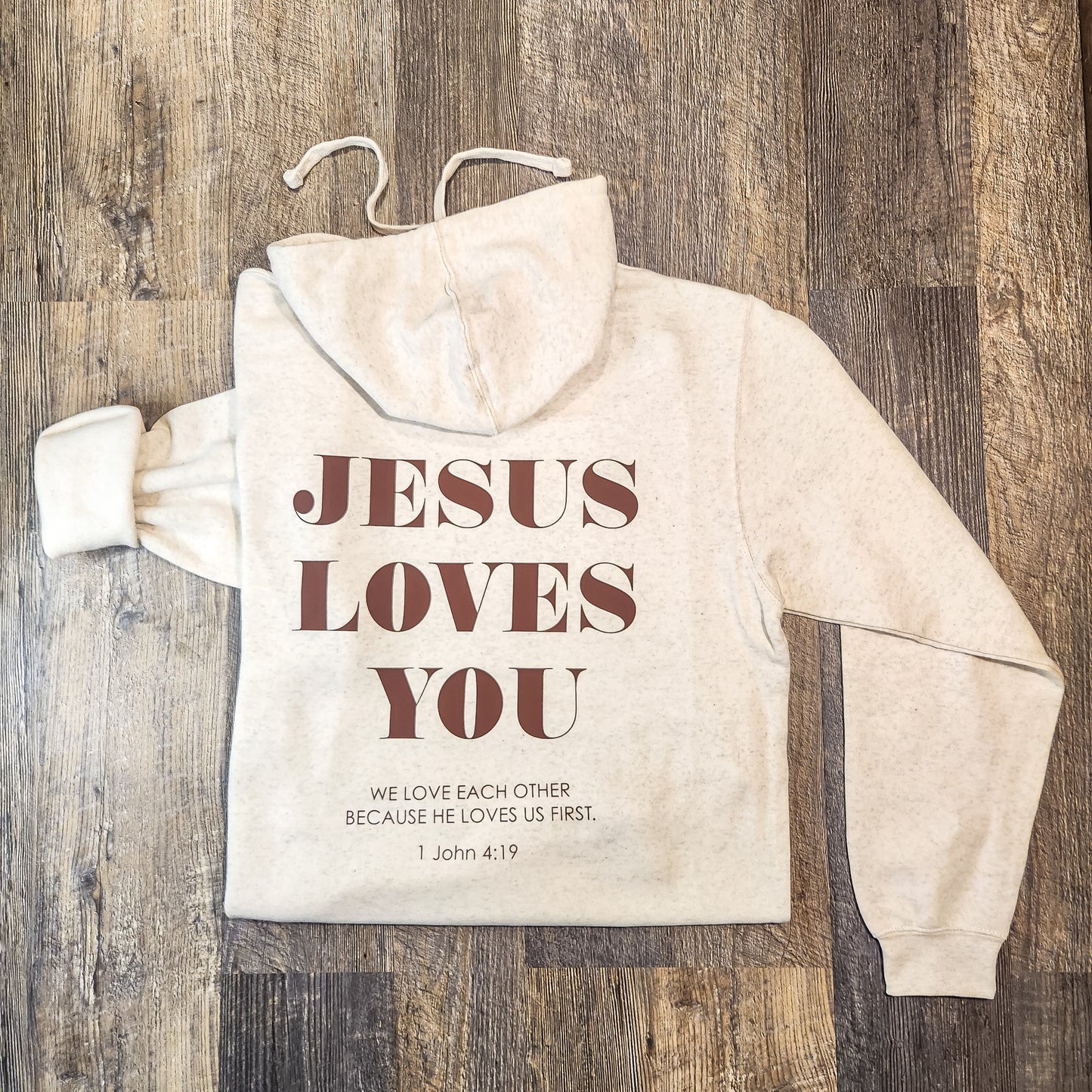 Jesus Loves You 1John Youth Hoodie