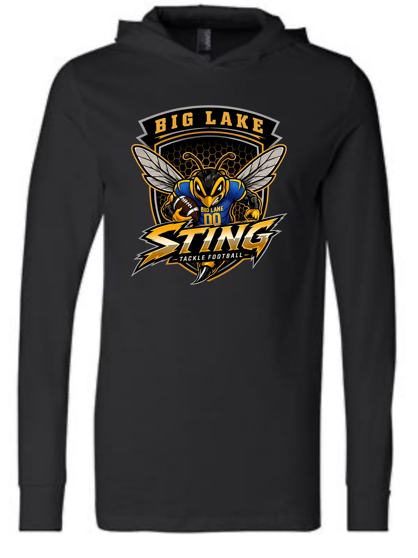Sting Tackle FB Youth Long sleeve Hoodie Tee