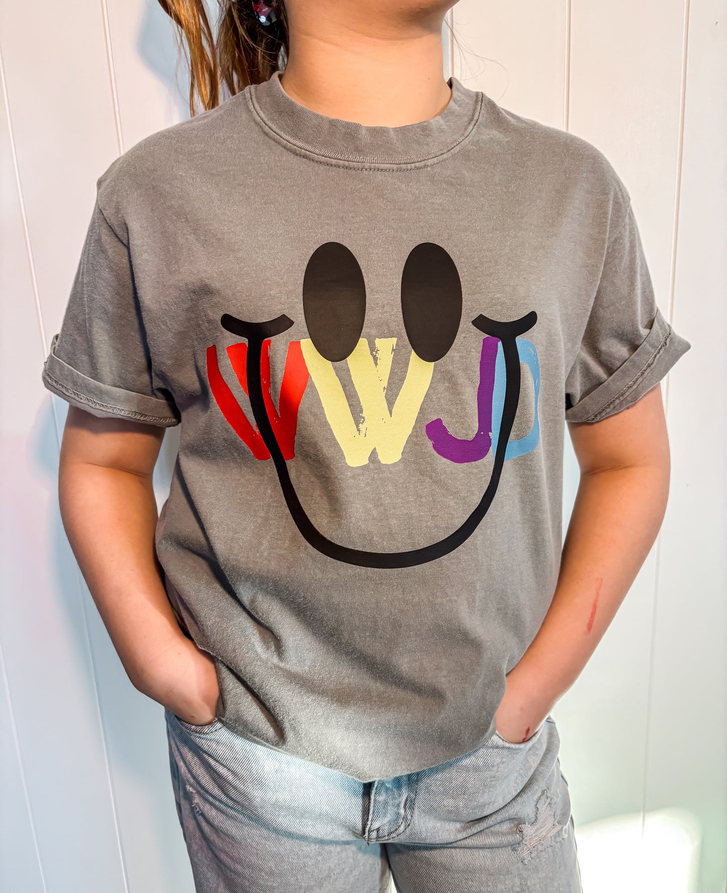 WWJD Smile Tee
