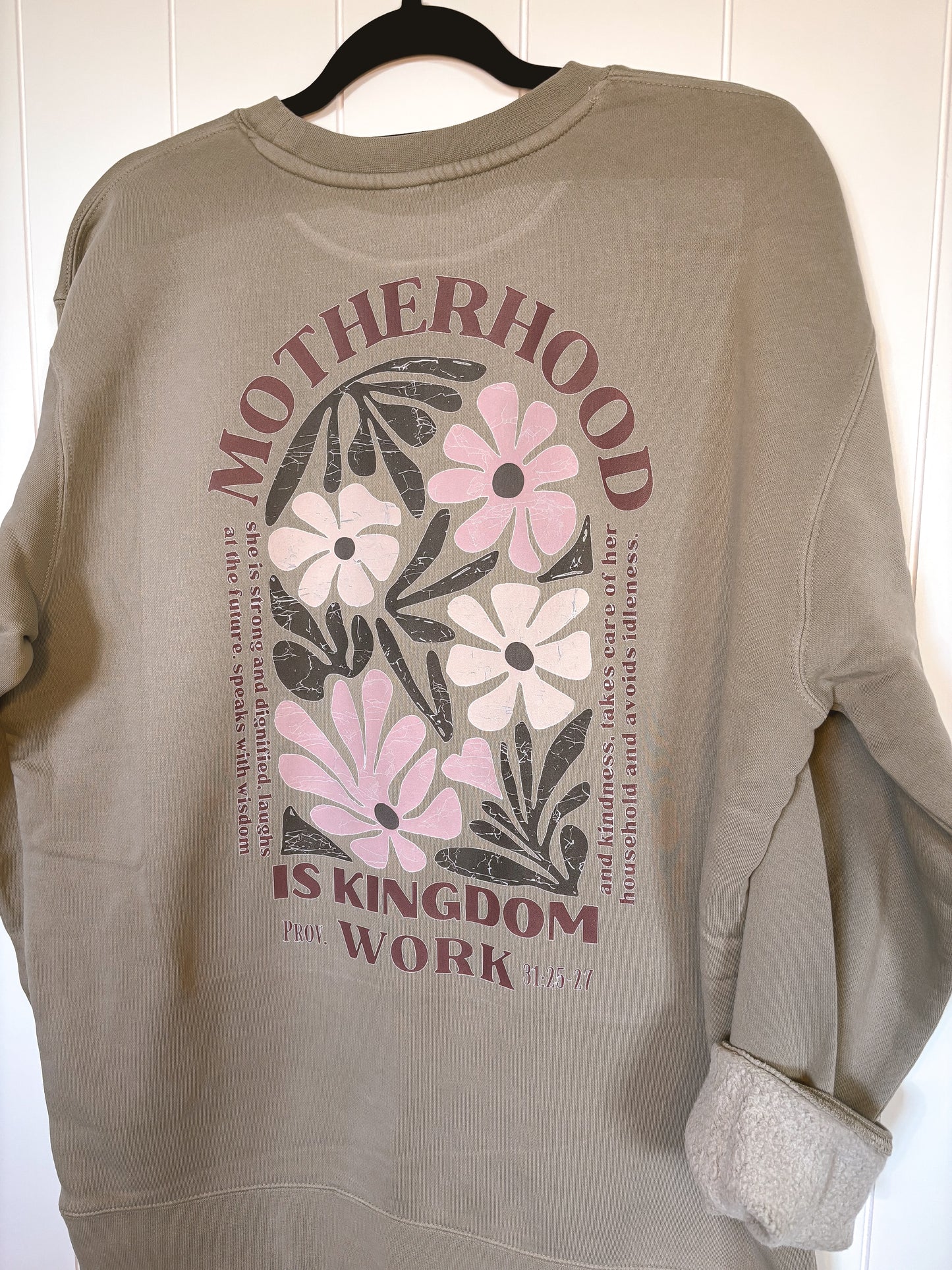 Motherhood is Kingdom Work Crewneck