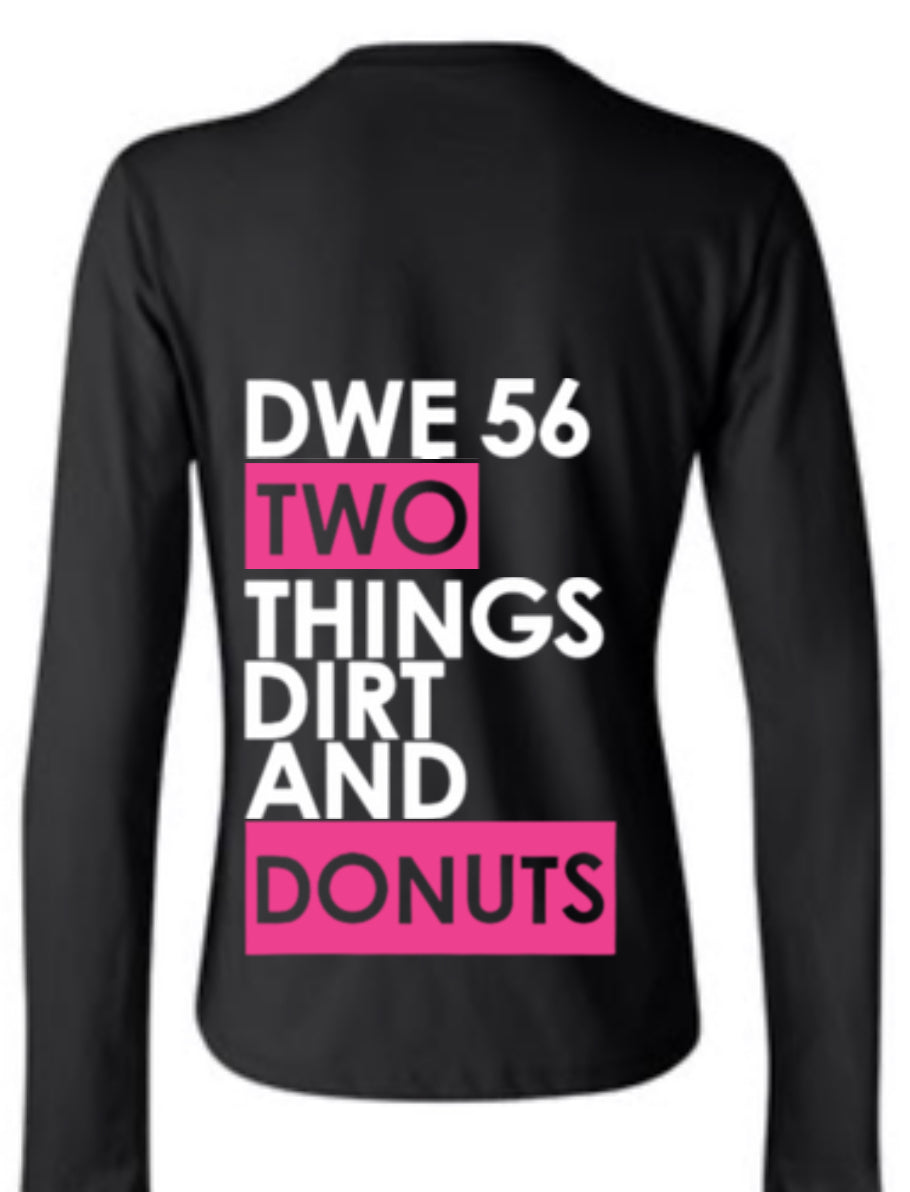DwE Peace Dirt & Donuts Womens Long Sleeve