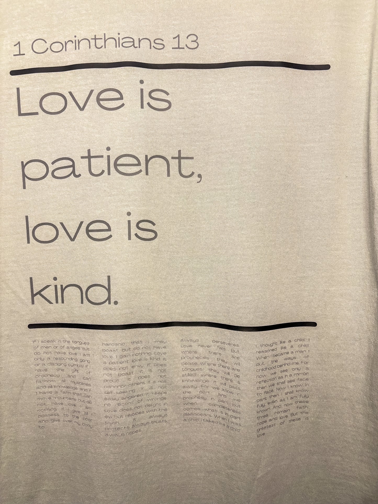 1Corinthians 13 Scripture Tee