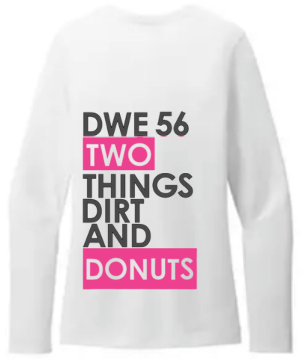 DwE Peace Dirt & Donuts Womens Long Sleeve