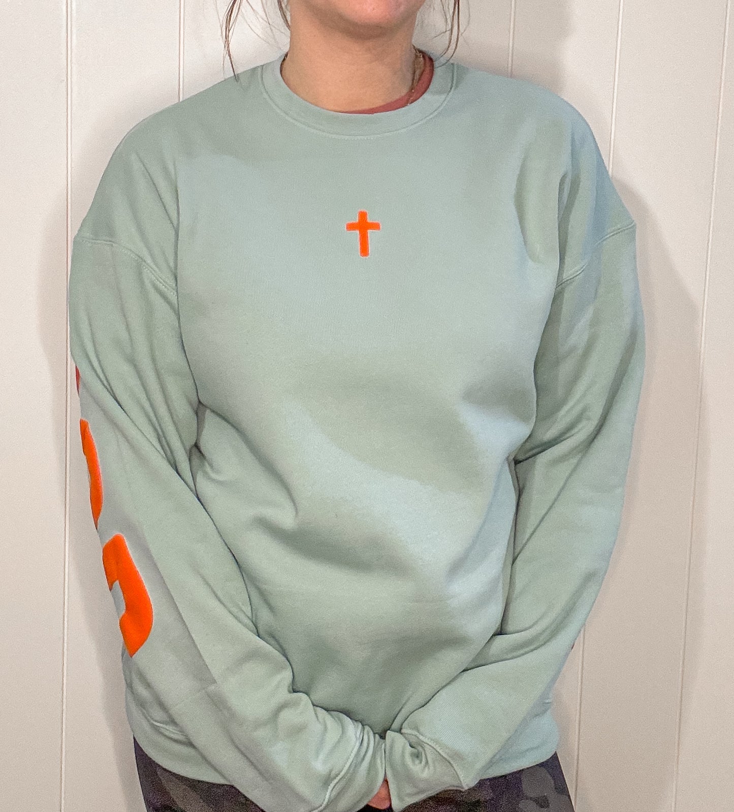 God is Good Sponge Fleece Crewneck