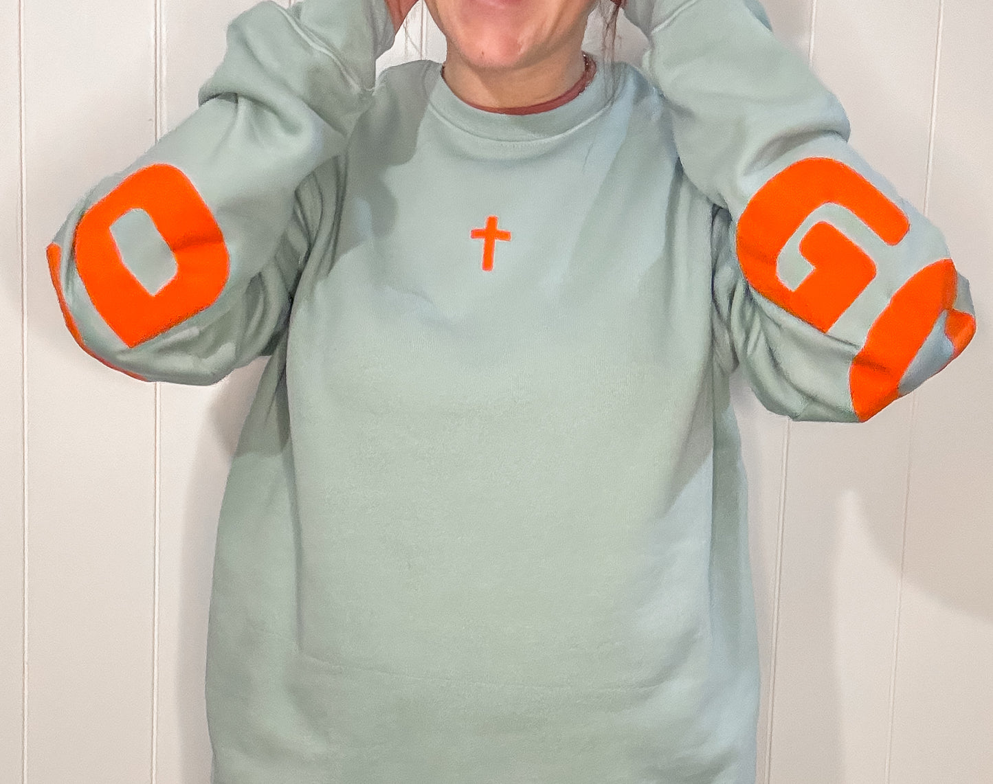 God is Good Sponge Fleece Crewneck