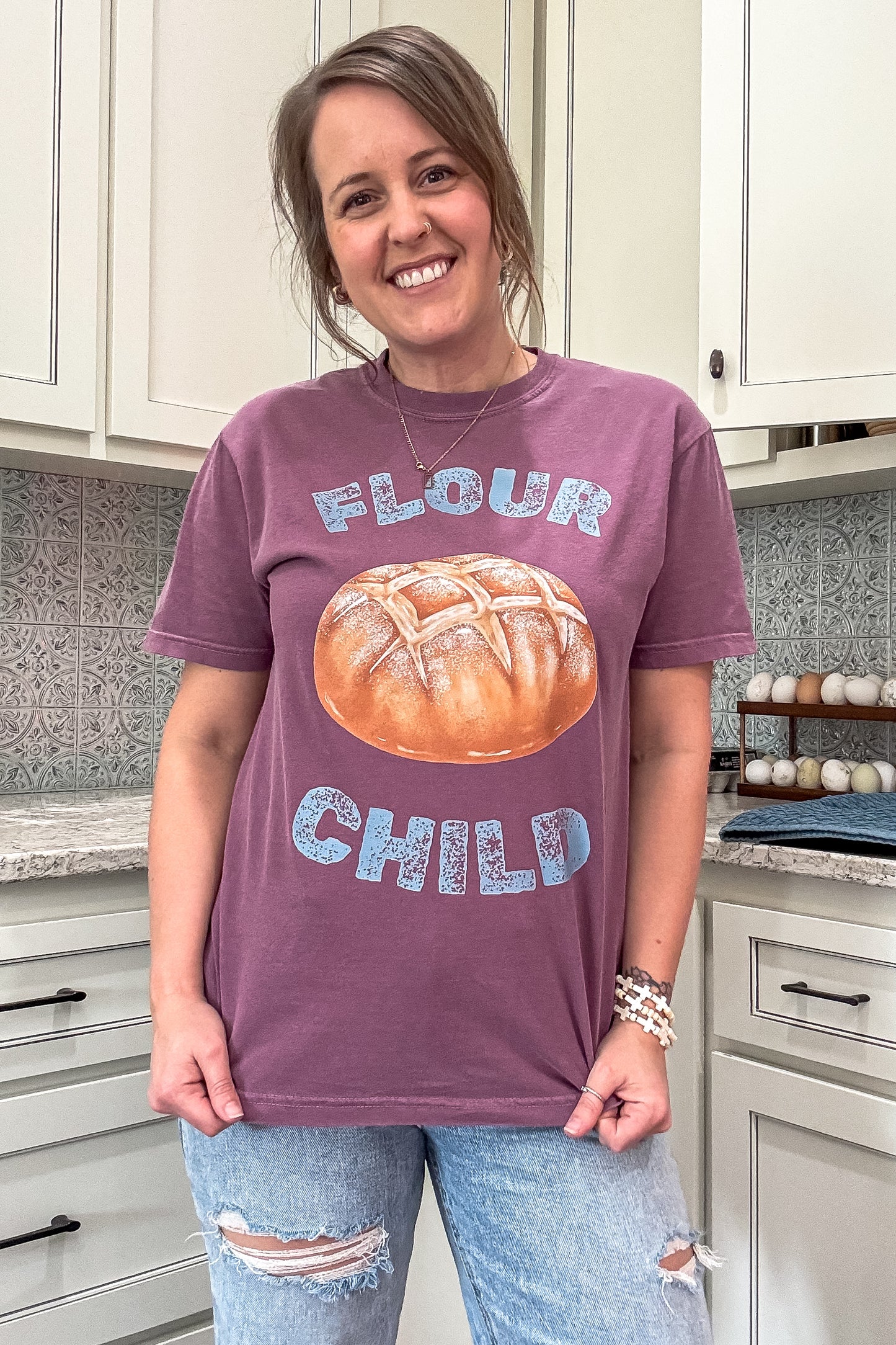 Flour Child Berry Tee