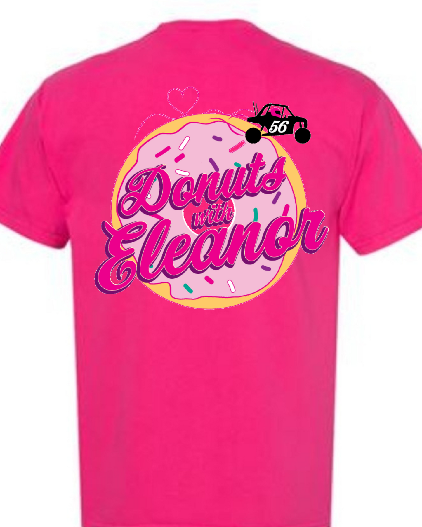 DwE Neon Pink Logo Adult Tee