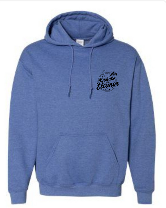 DwE Heather Royal Blue Adult Hoodie