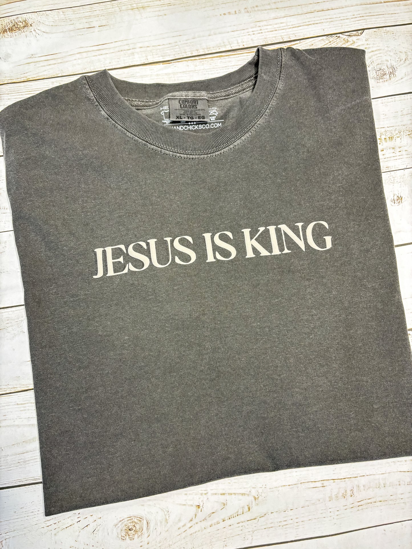 Jesus Is King Boxy Tee