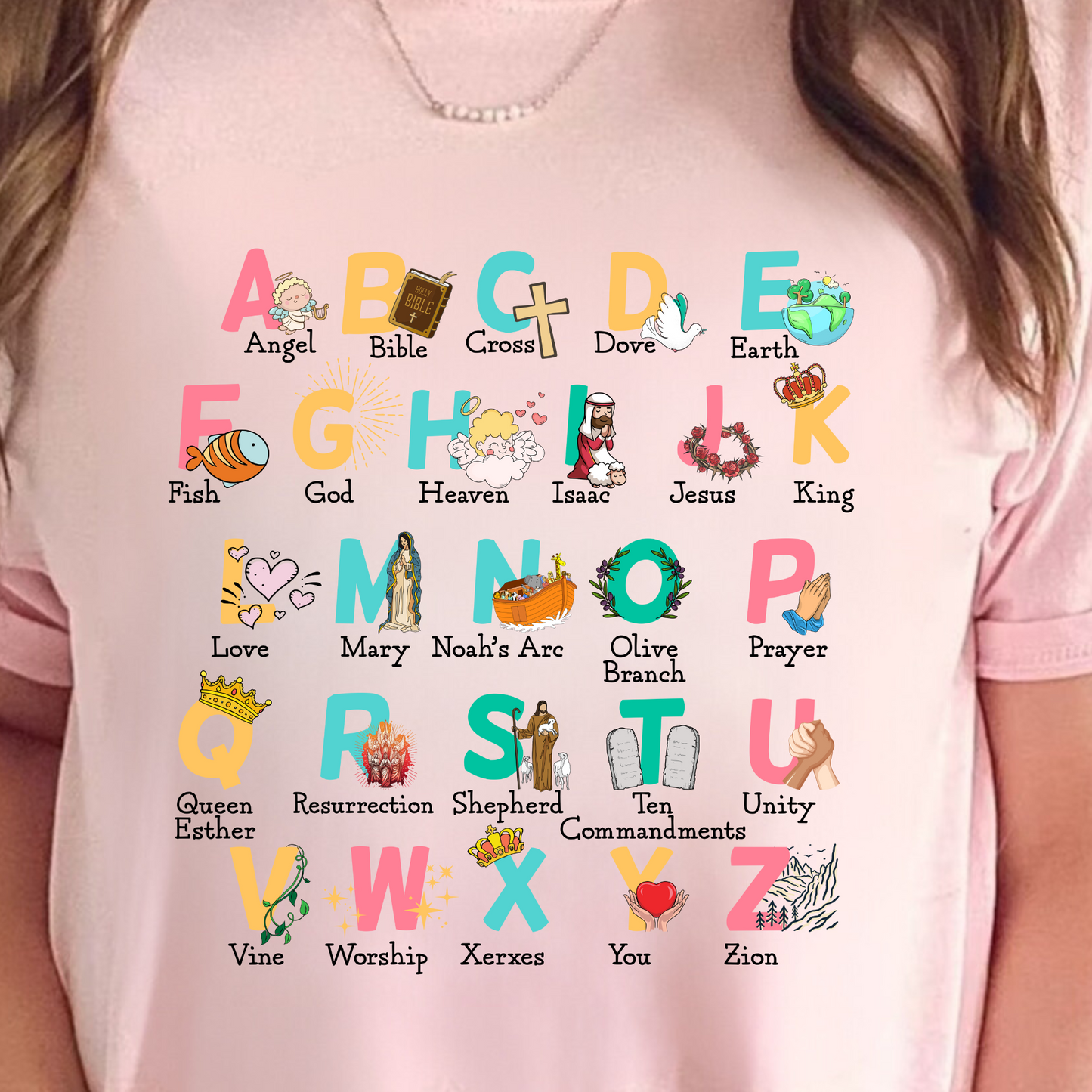 Christian Alphabet Tee