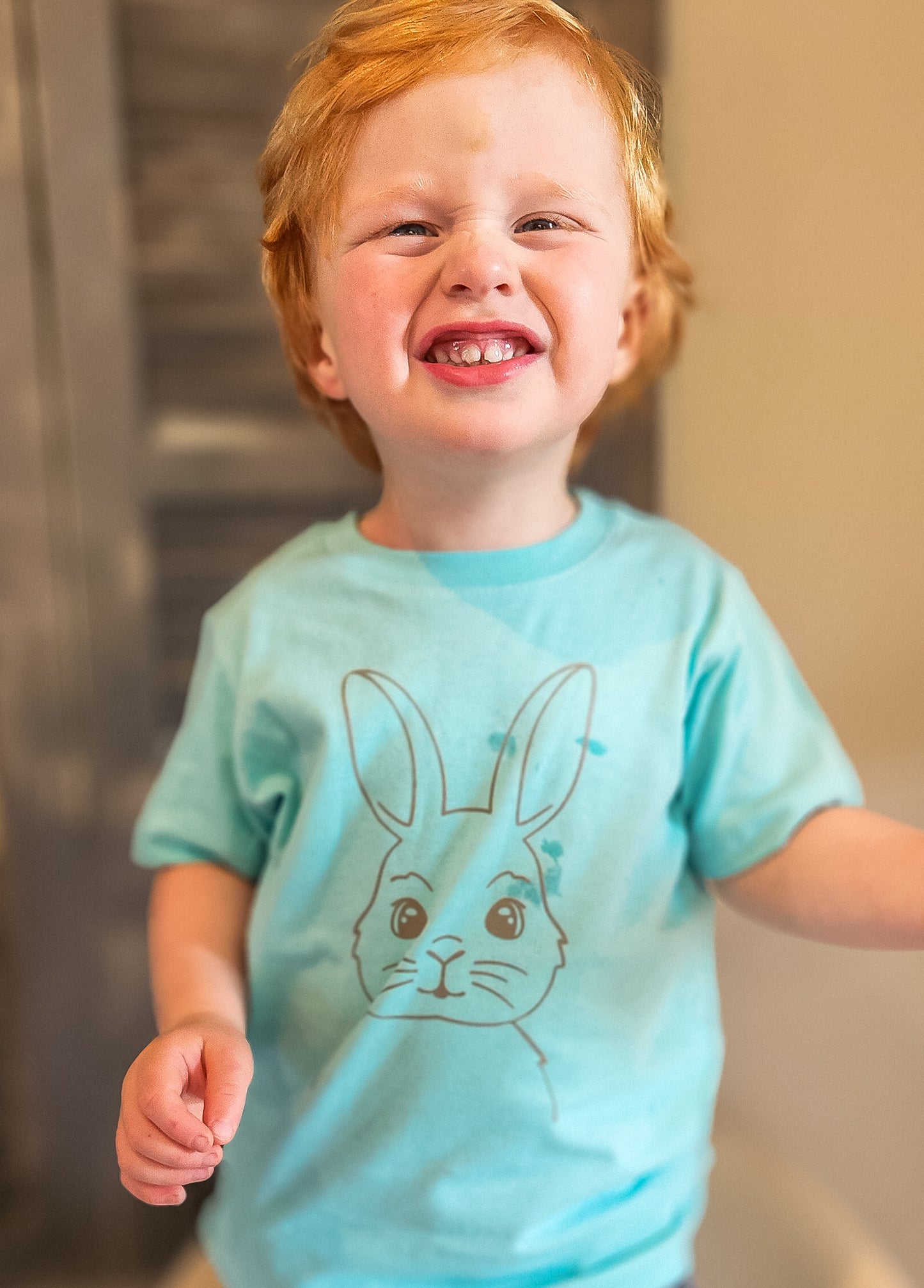 OOPS! Toddler Bunny Face Tee