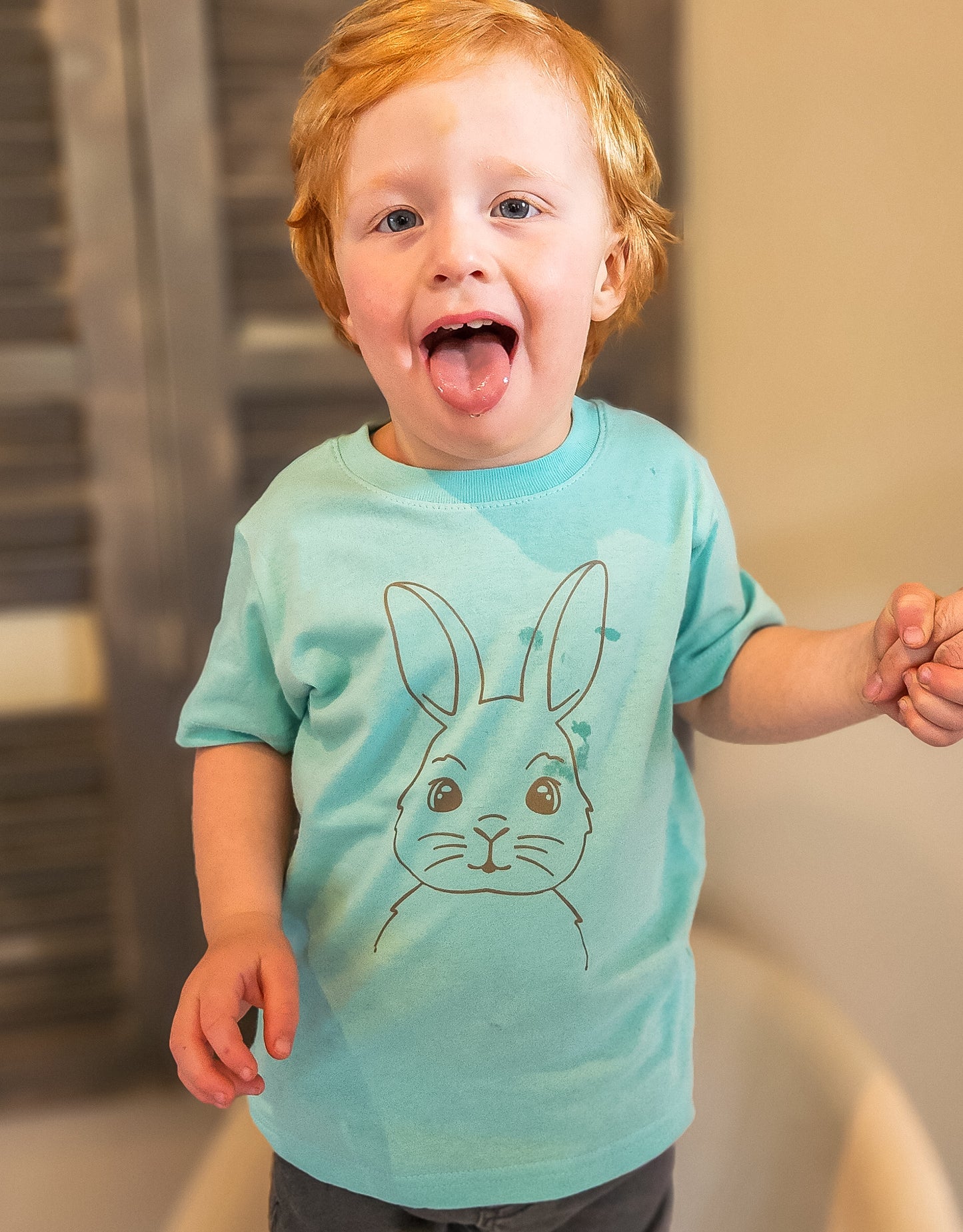 OOPS! Toddler Bunny Face Tee