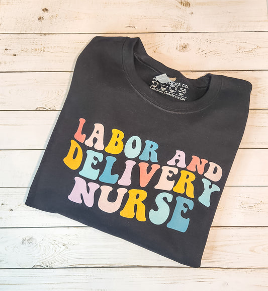 Labor & Delivery Wave Tee