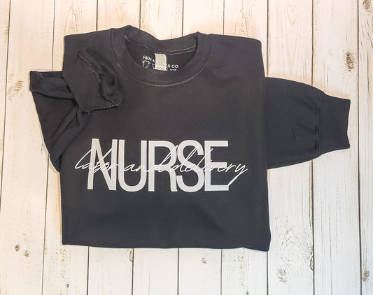 Minimalist L&D Nurse Crewneck