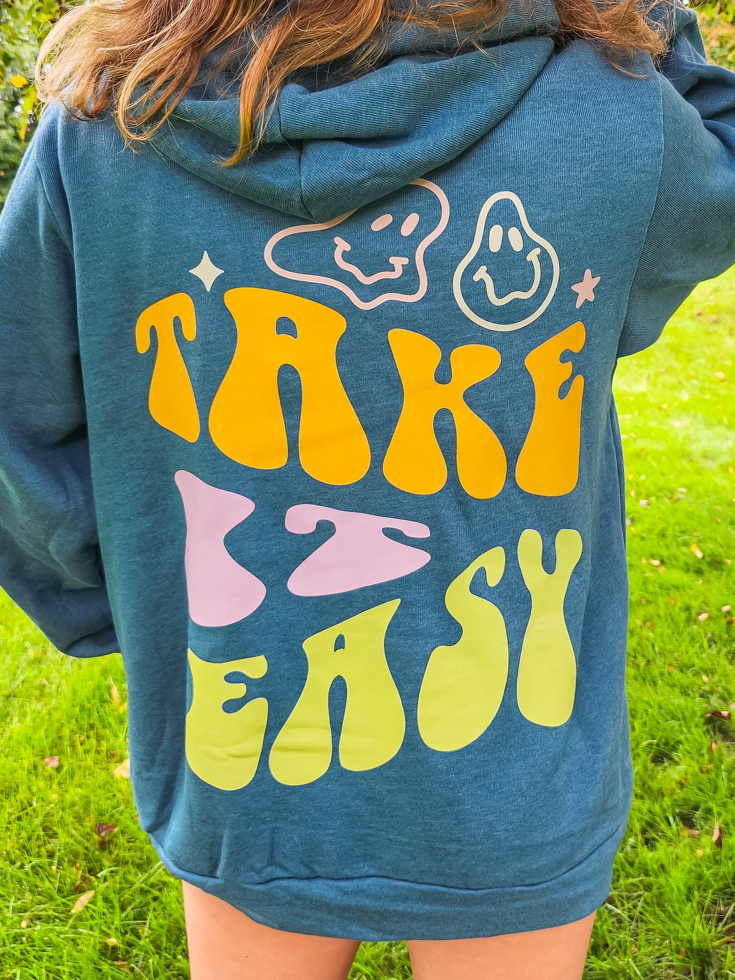 Take It Easy deep teal Hoodie