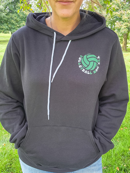 Volleyball Mama Era Hoodie in Green