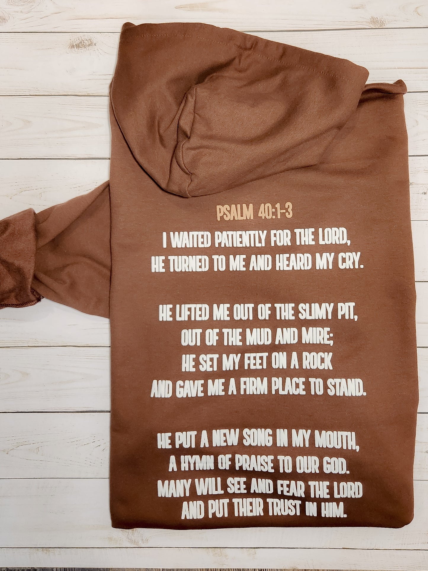 Stand Firm TAKE Ground Cocoa Hoodie