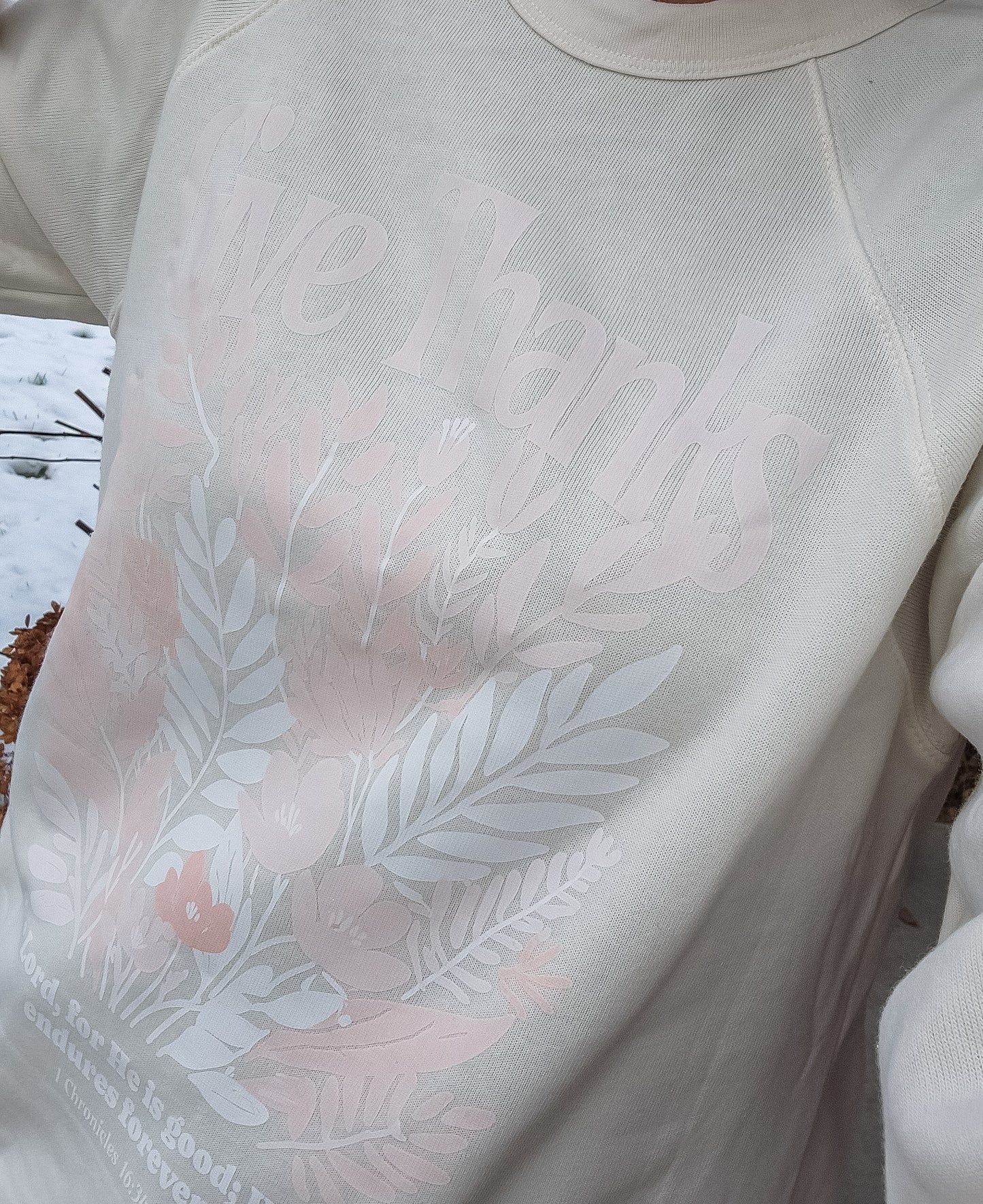 Give Thanks Sponge Fleece Crewneck