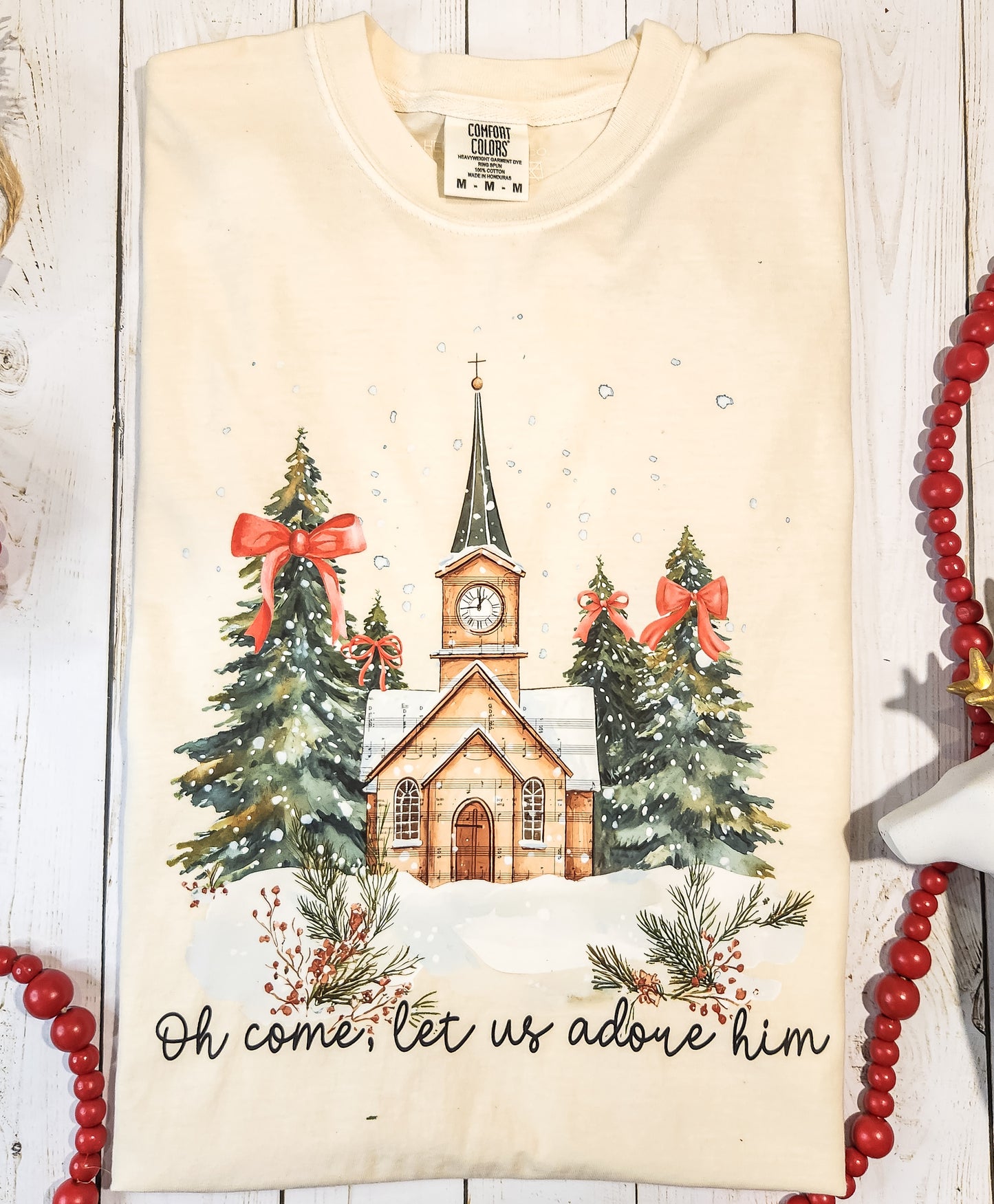 Oh come, let us adore Him Tee