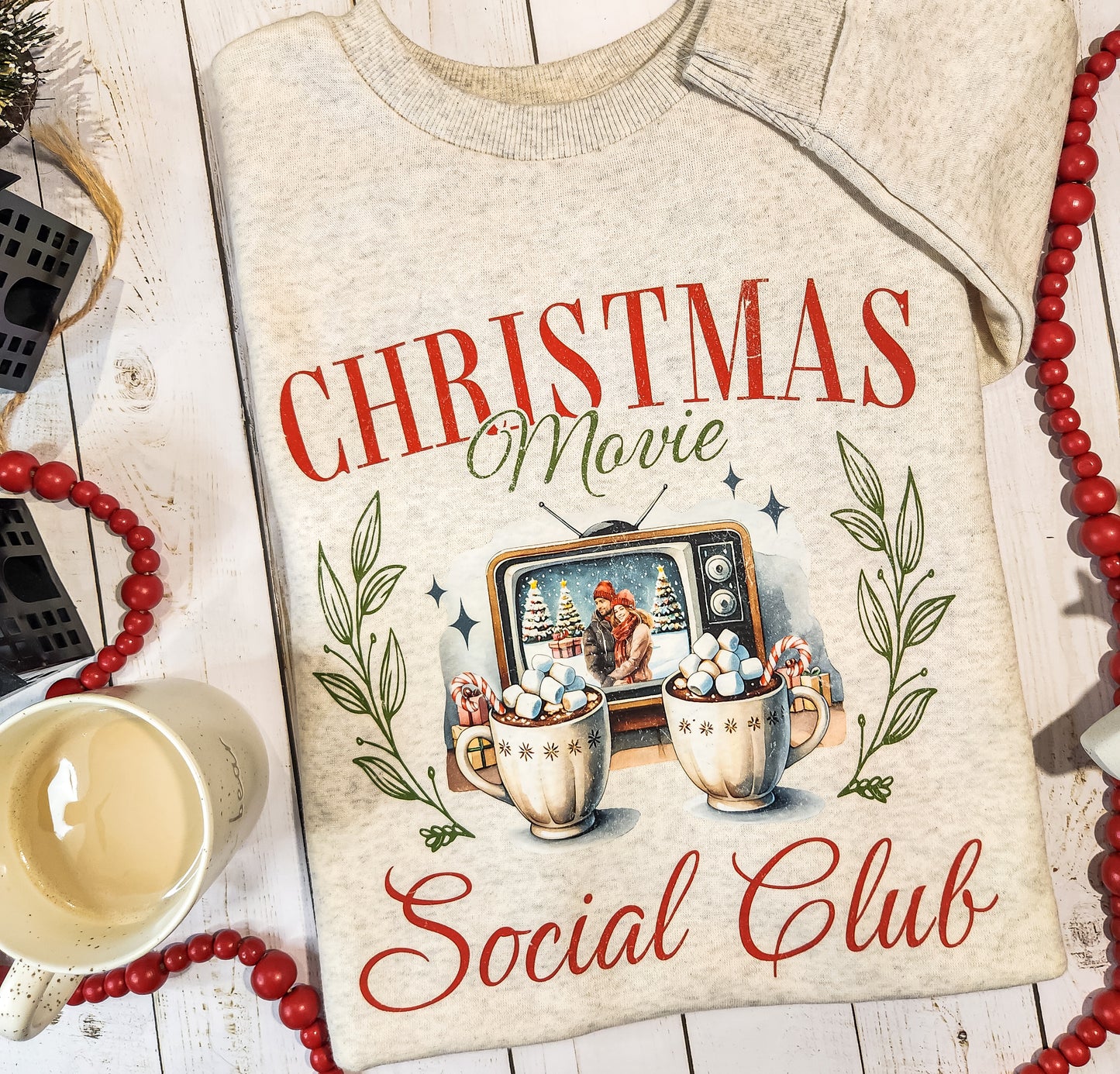 Christmas Movie Social Club Crewneck