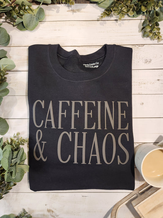 Caffeine & Chaos Crewneck