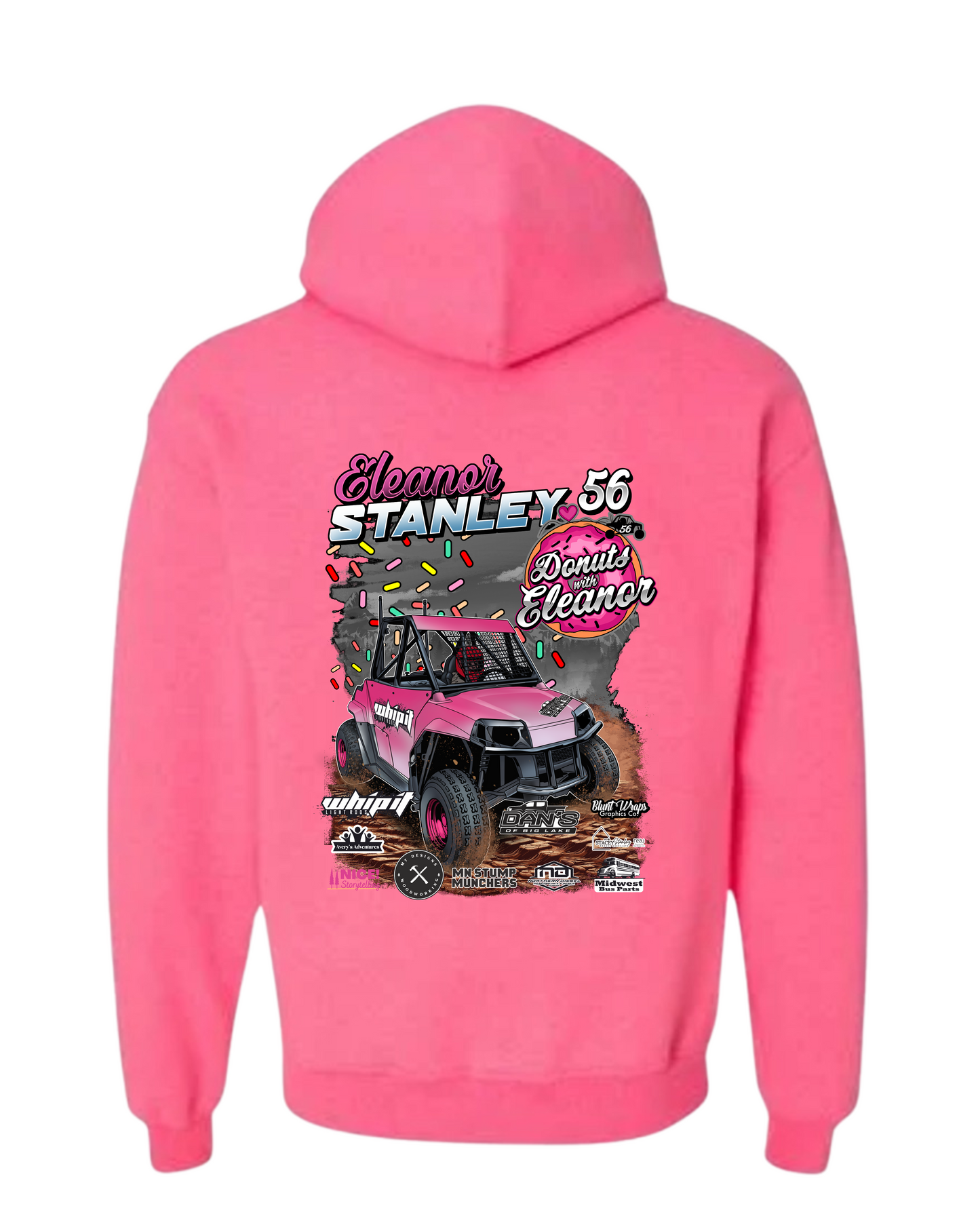 DwE Safety Pink Adult Hoodie