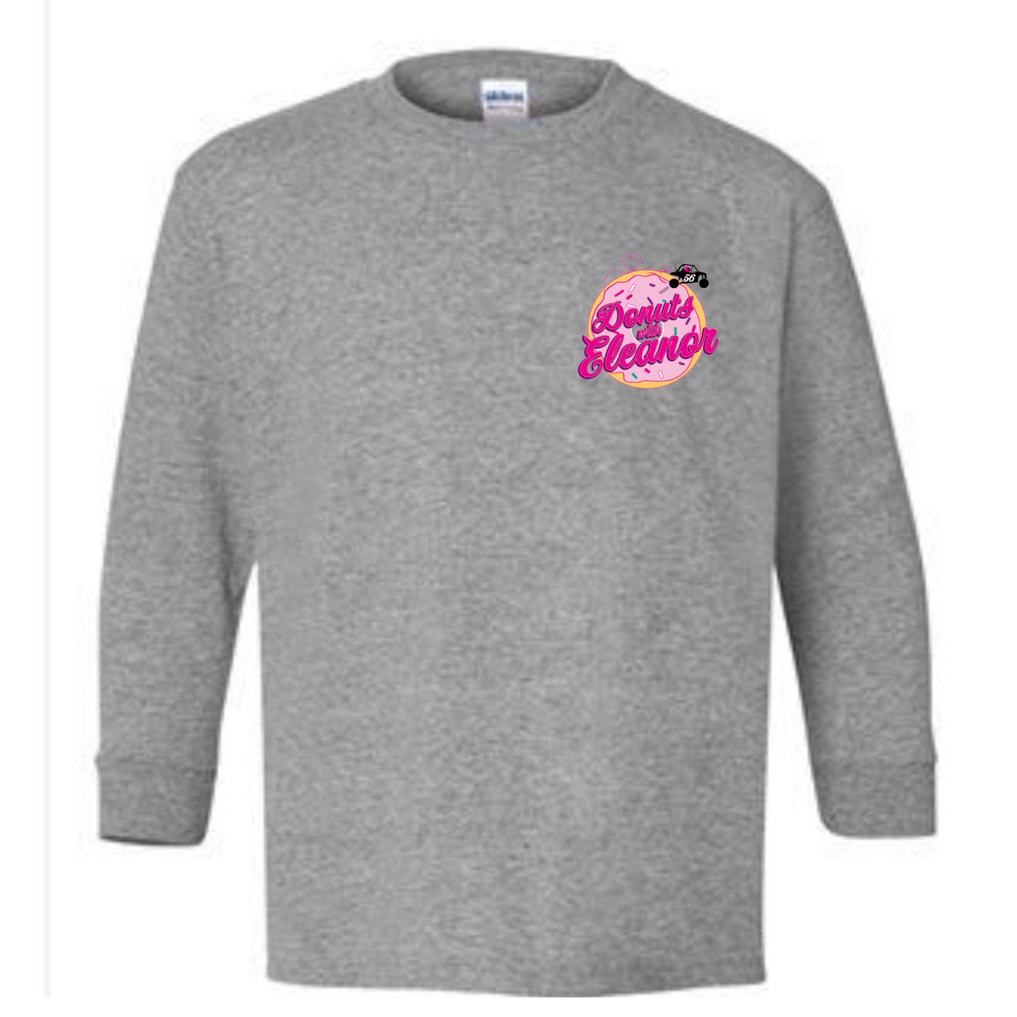 DwE Sports Grey Logo Kids Long-sleeve Tees