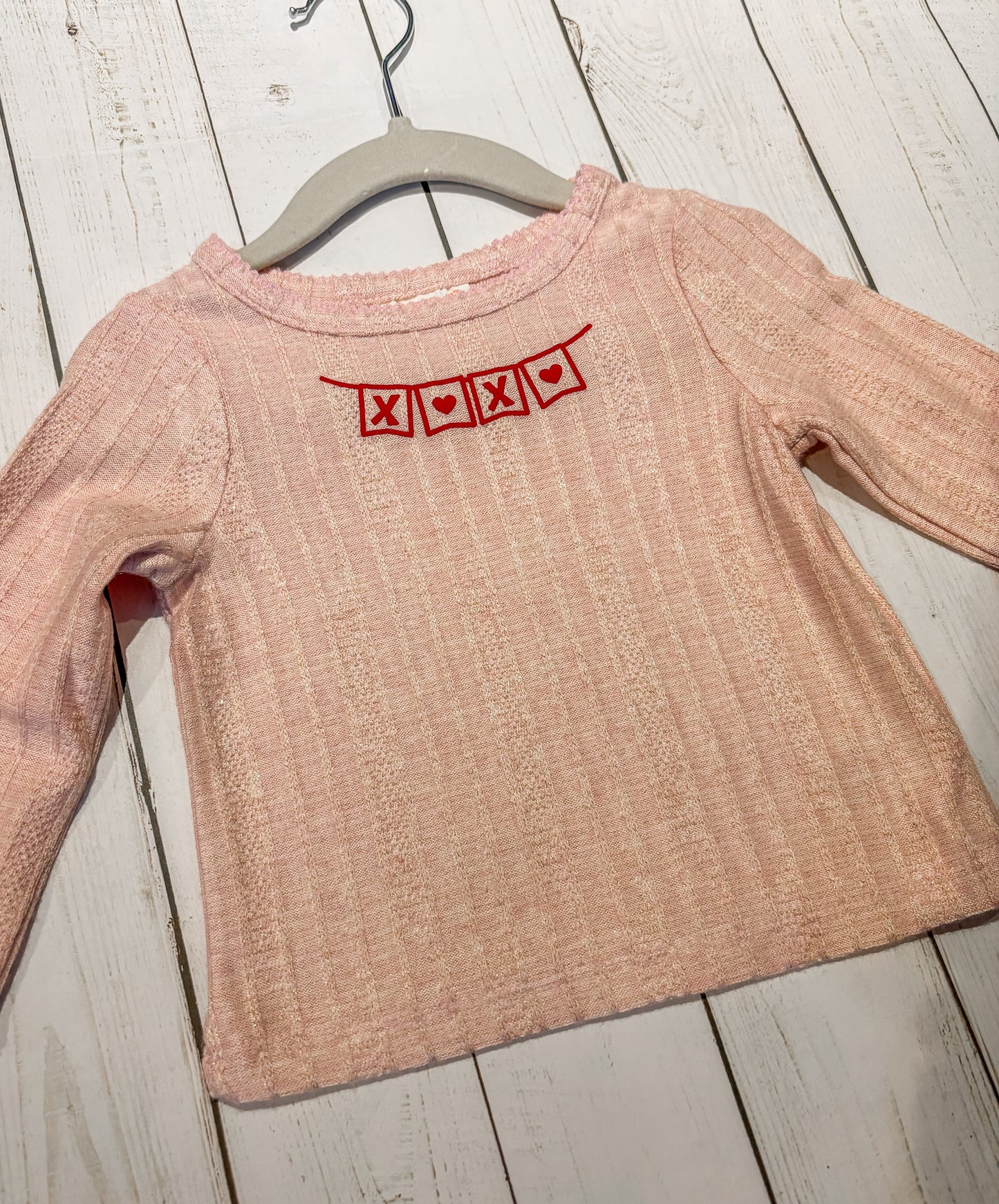 XOXO Ribbed Long Sleeve