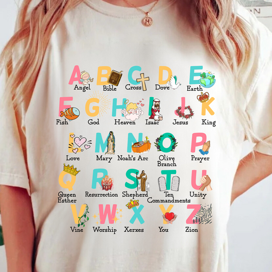 Christian Alphabet Tee