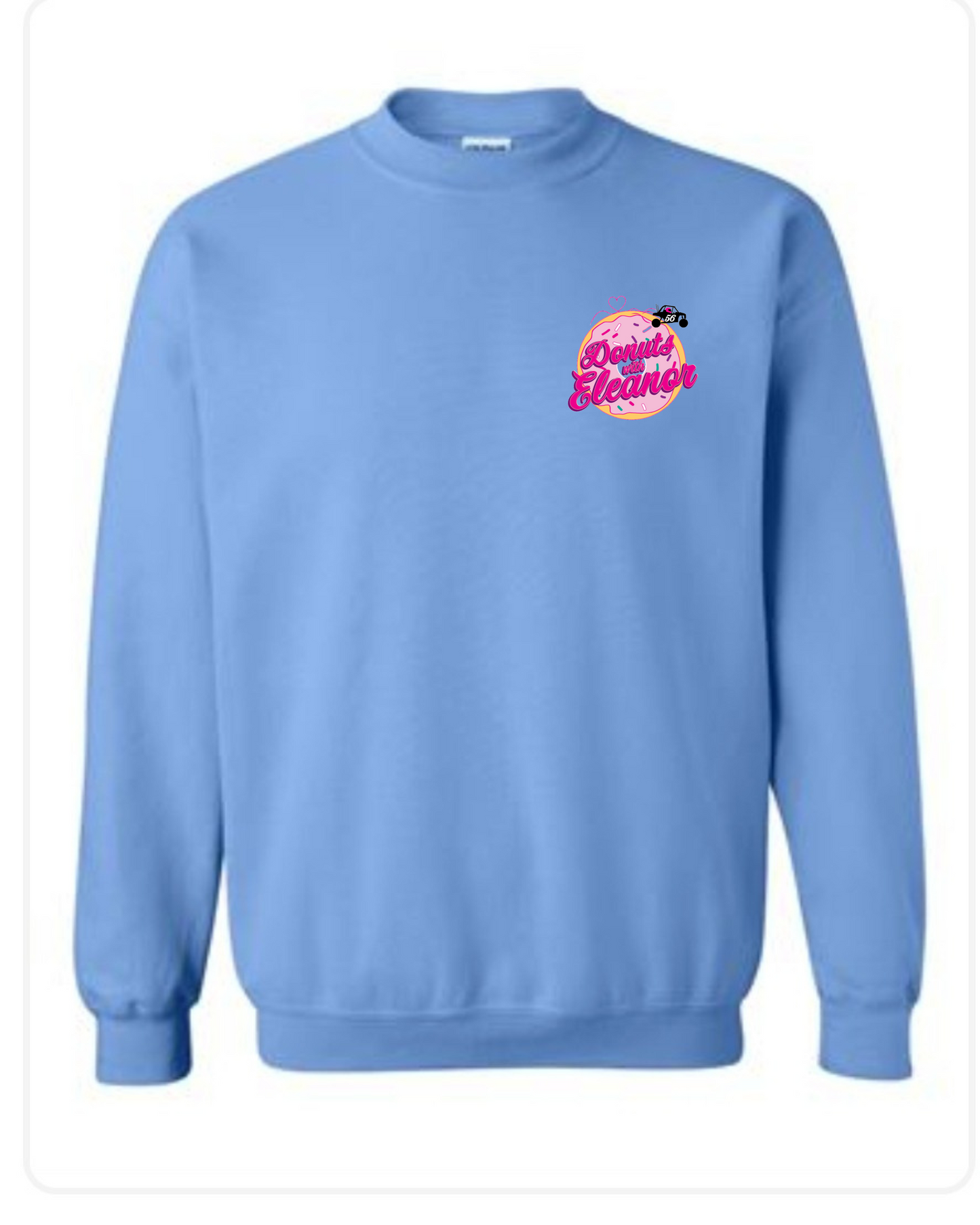 DwE Carolina Blue Logo Adult Crewneck