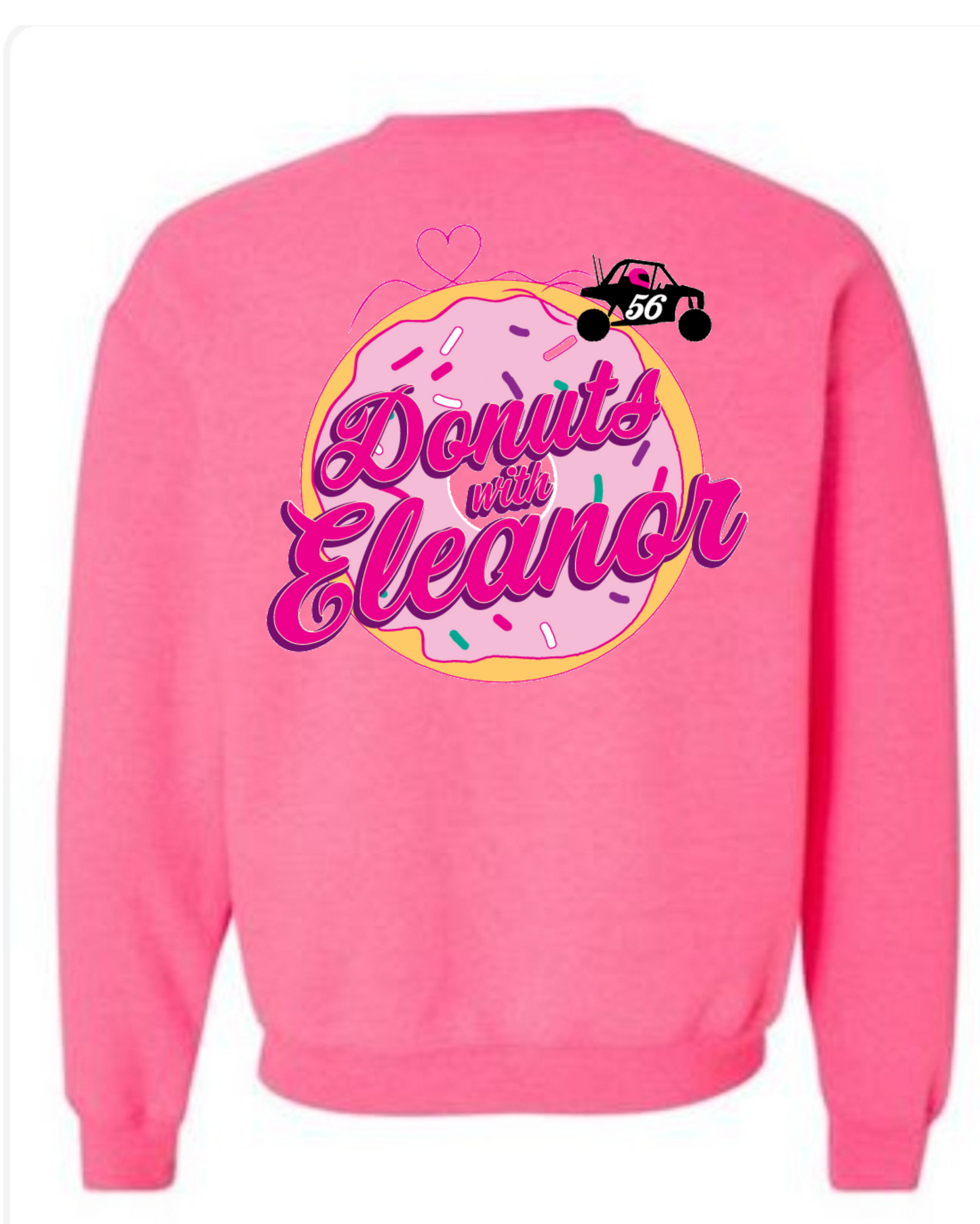 DwE Safety Pink Logo Adult Crewneck