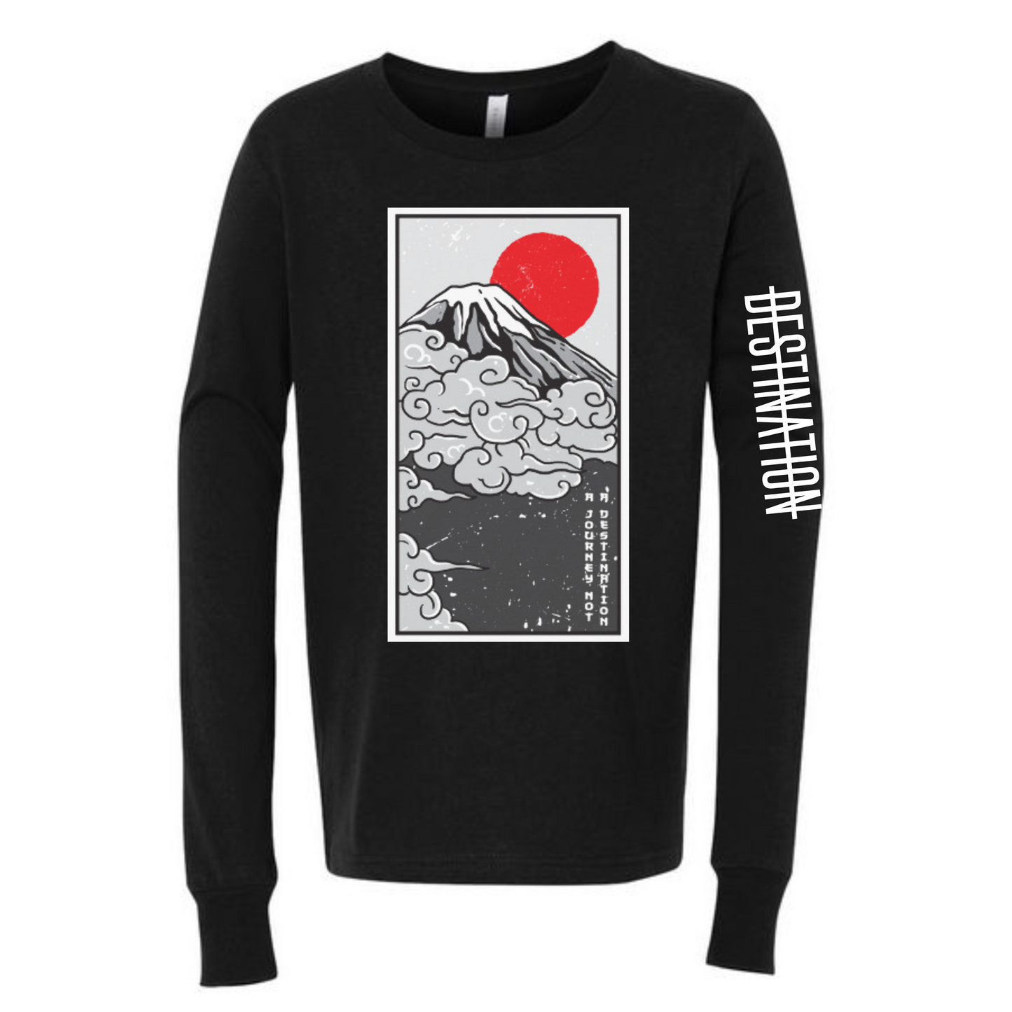 A Journey Not A Destination Youth Longsleeve Tee