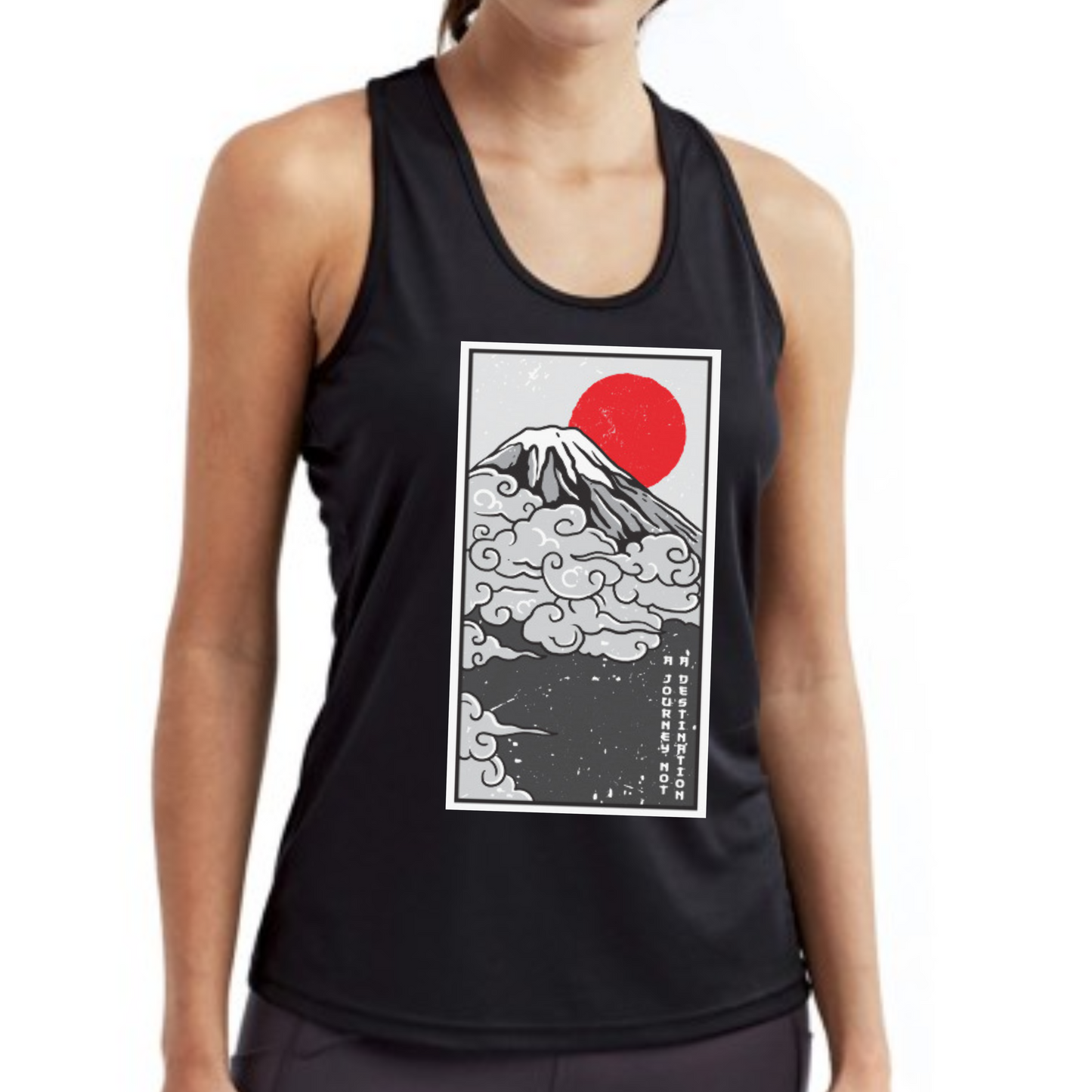 A Journey Not A Destinations Womens Running Tank