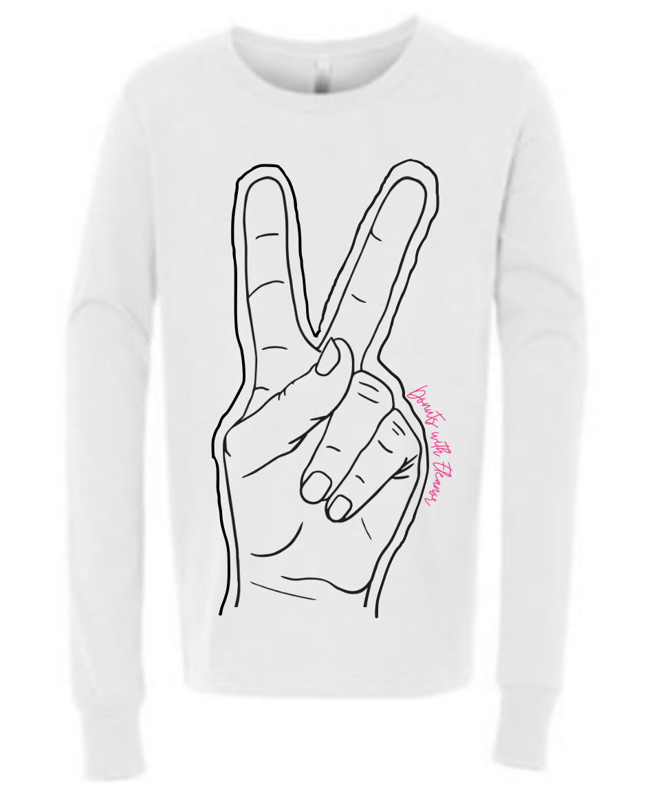 DwE Peace Dirt & Donuts Kids Long Sleeve