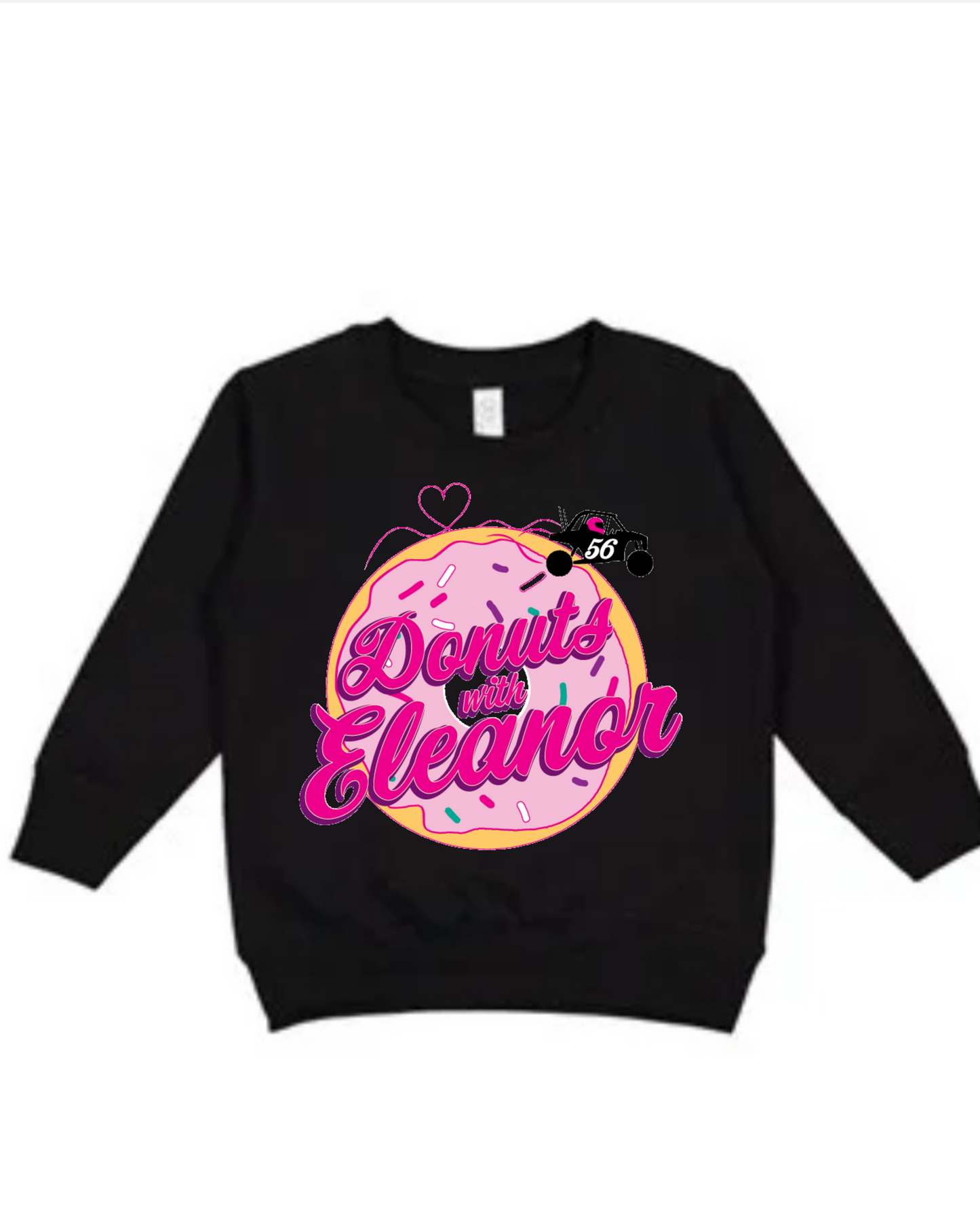 DwE Black Toddler Logo Crewneck