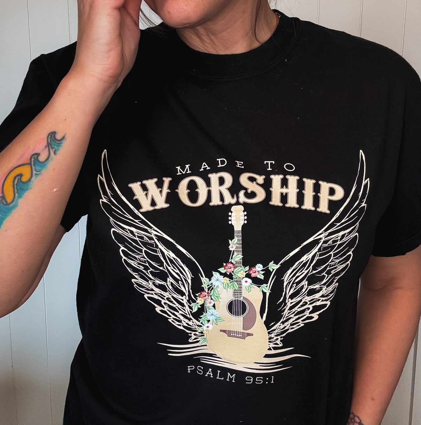 Made to Worship Black Tee