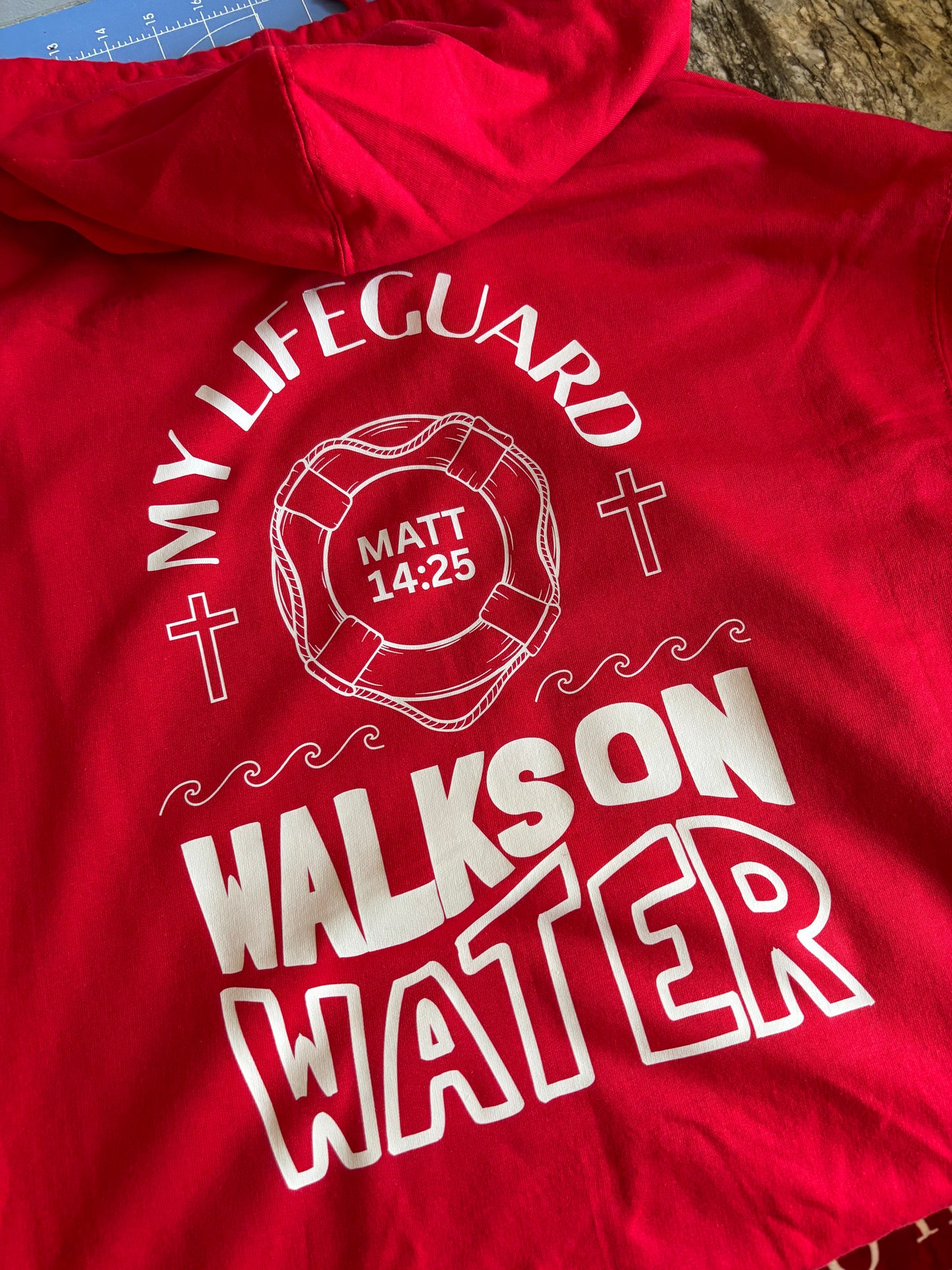 My Lifeguard Walks on The Water Hoodie