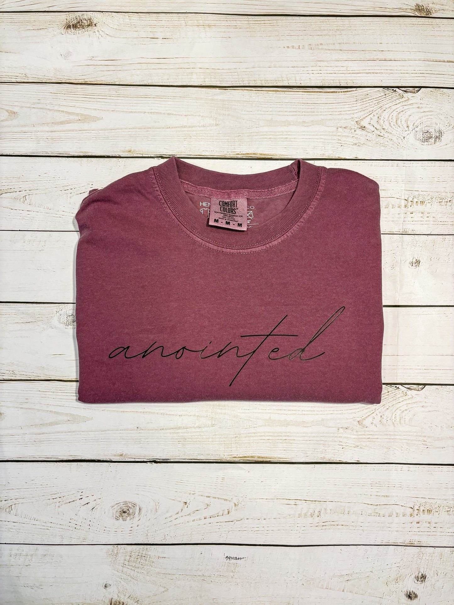 Anointed Psalm 23:5-6 Berry Tee