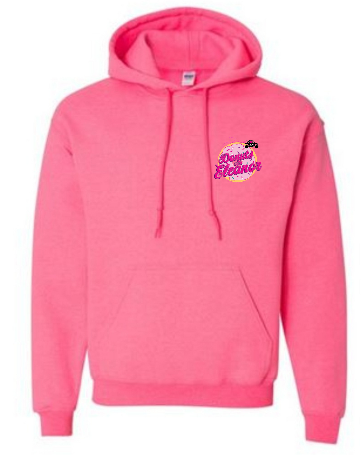 DwE Safety Pink Logo Adult Hoodie