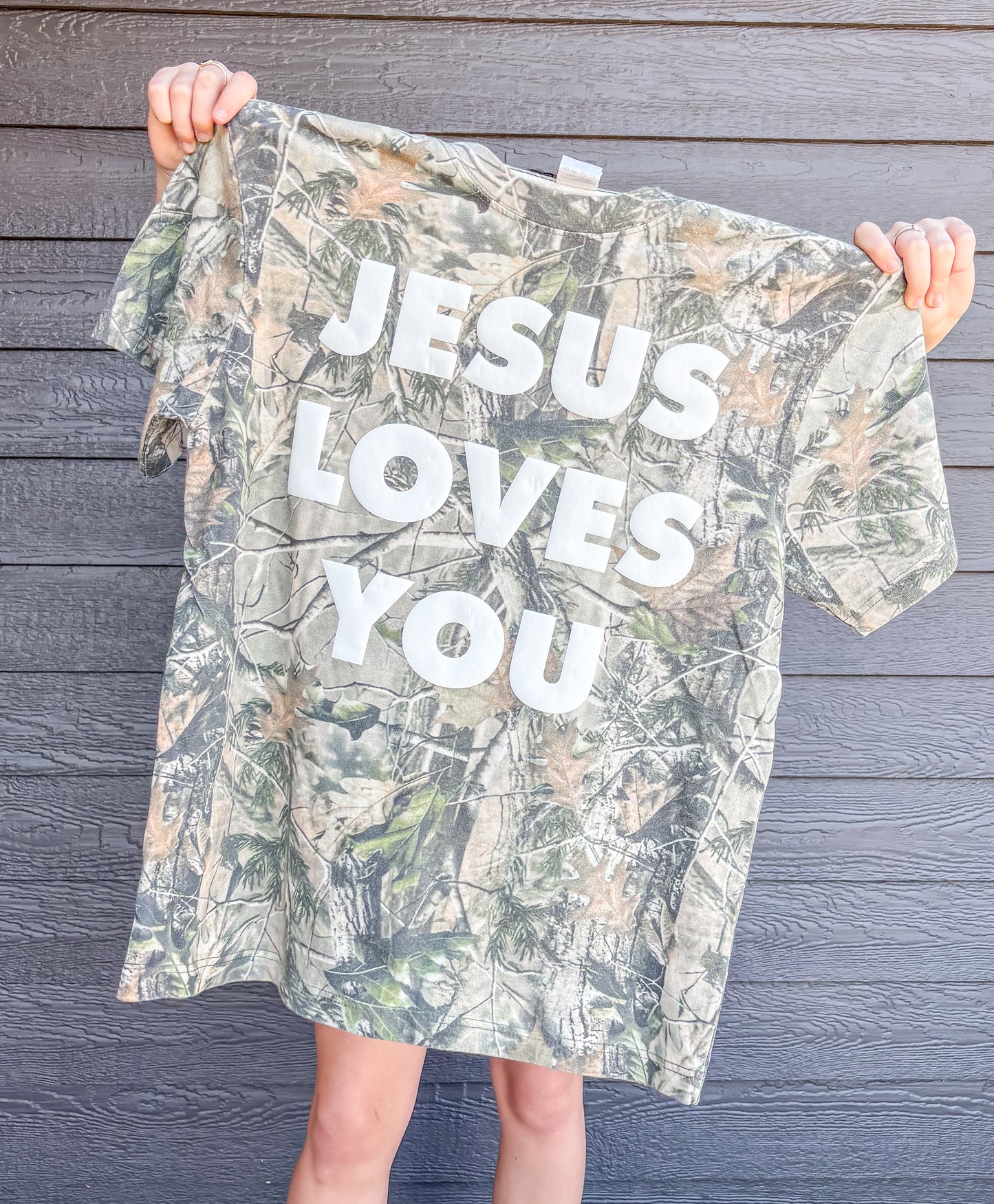 Jesus Loves You Camo Tee
