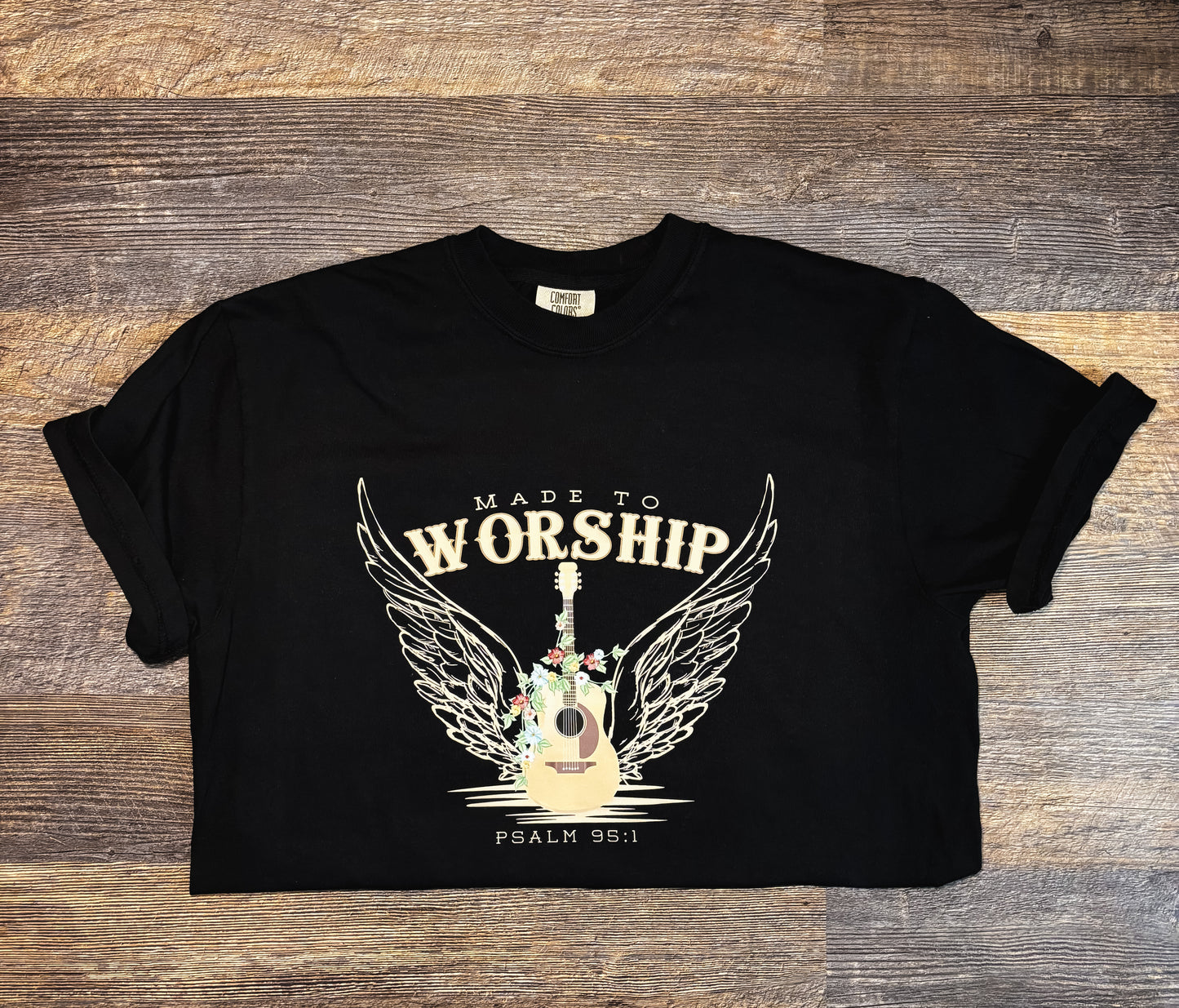 Made to Worship Black Tee