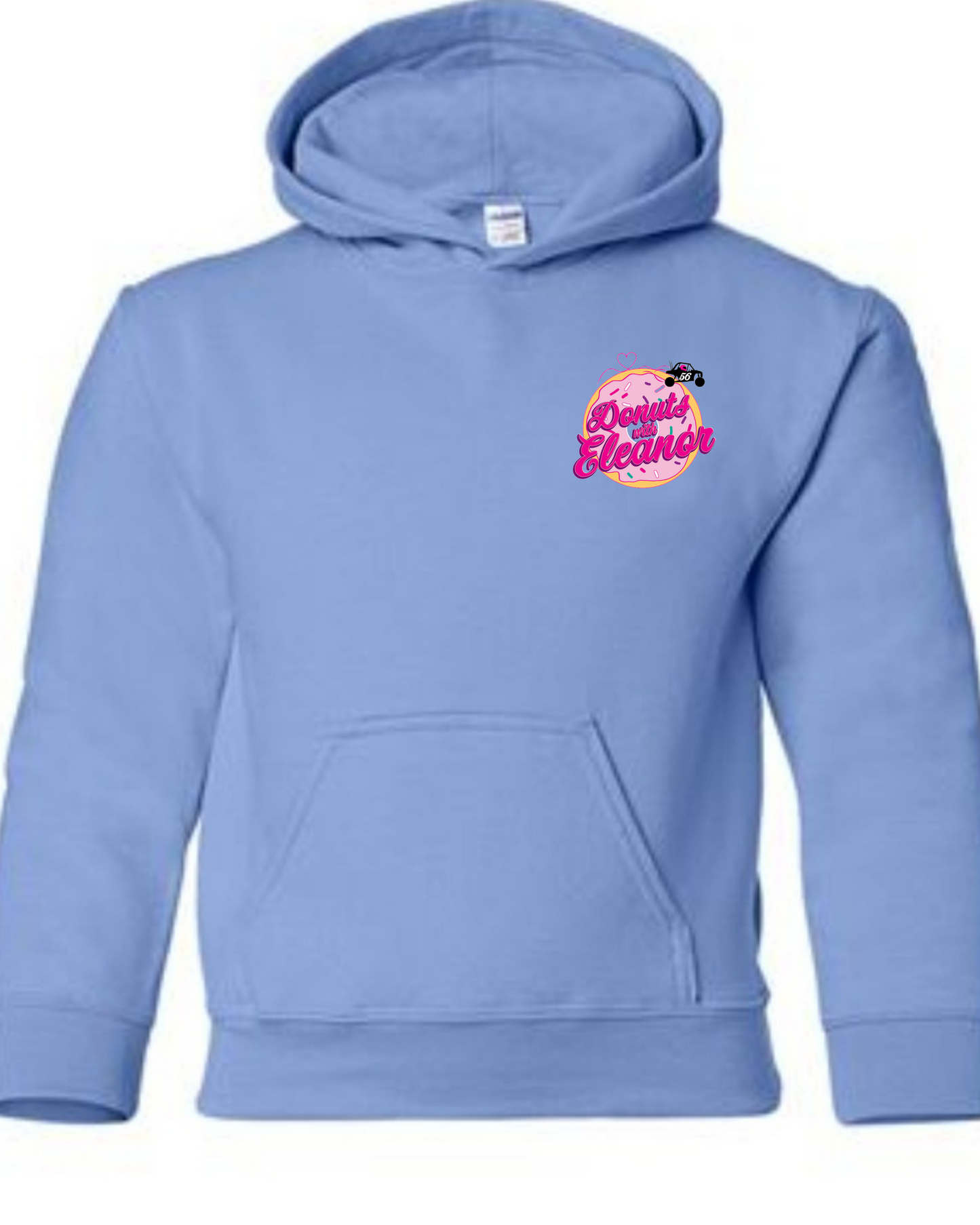 DwE Carolina Blue Kids Logo Hoodie