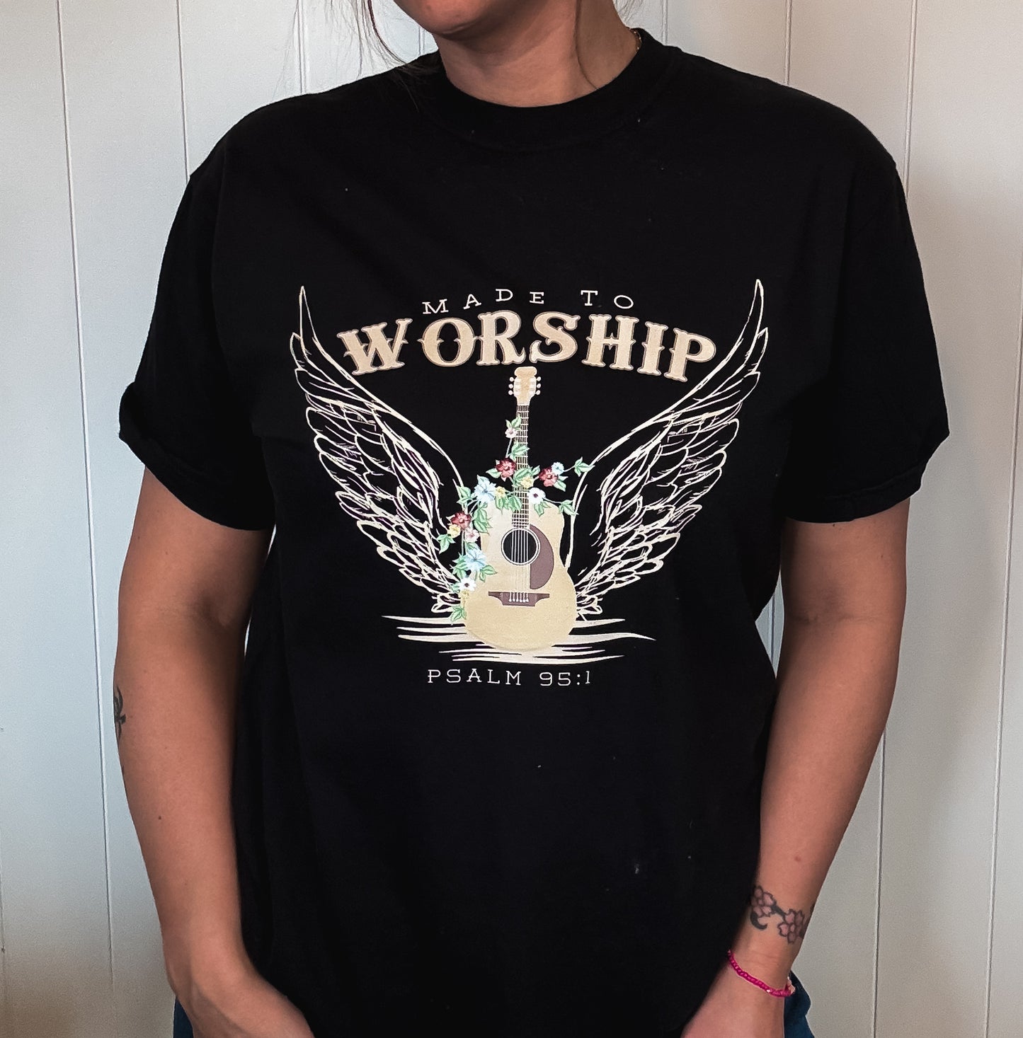 Made to Worship Black Tee