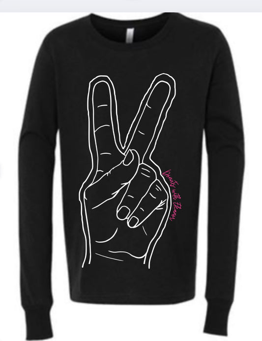 DwE Peace Dirt & Donuts Kids Long Sleeve