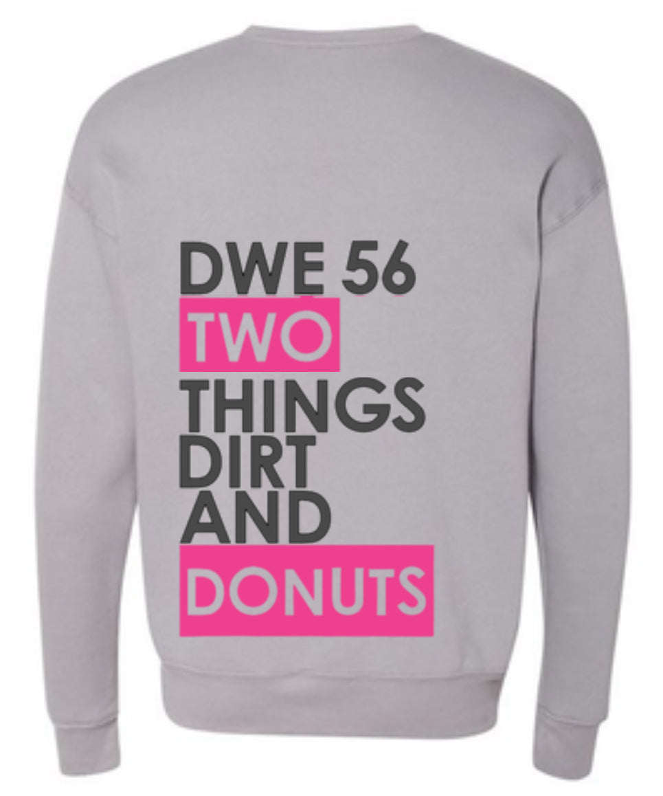 DwE Peace Dirt & Donuts Adult Fleece Crewneck