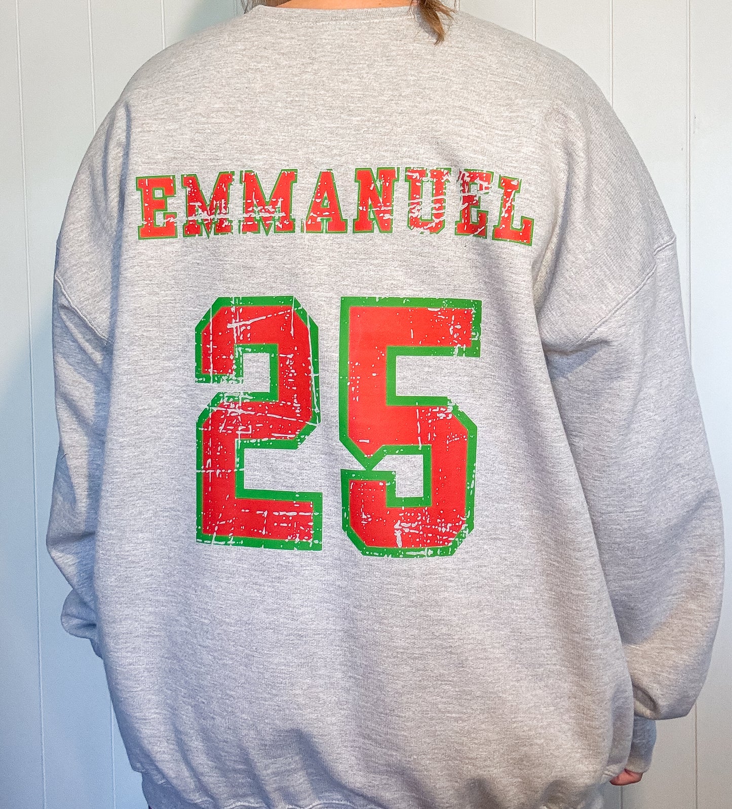 Emmanuel Grey Crewneck