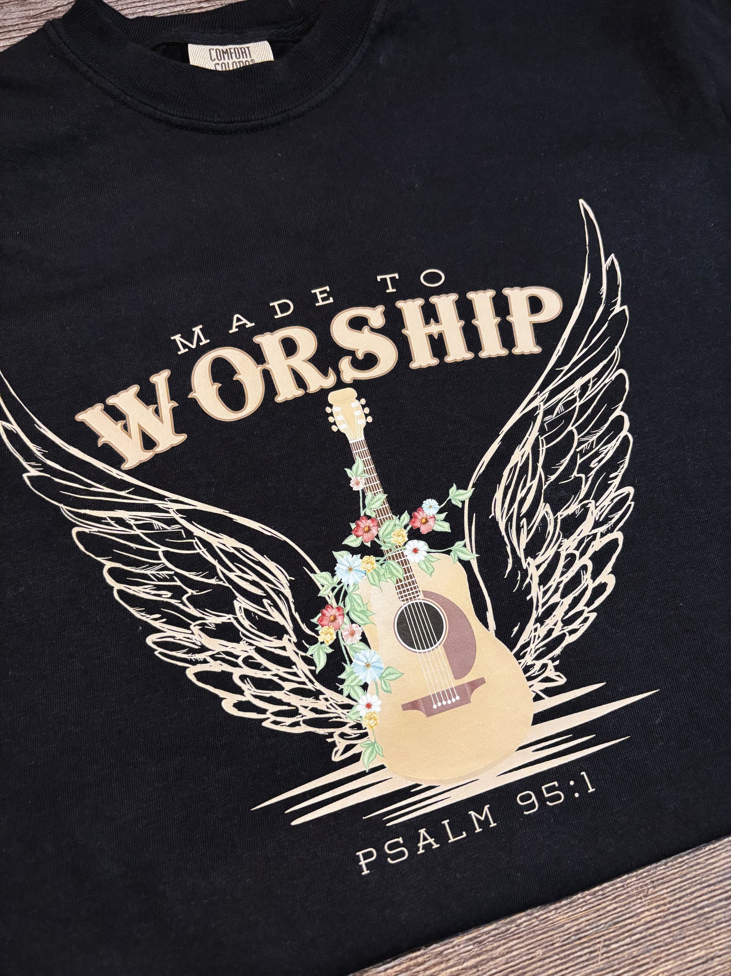 Made to Worship Black Tee