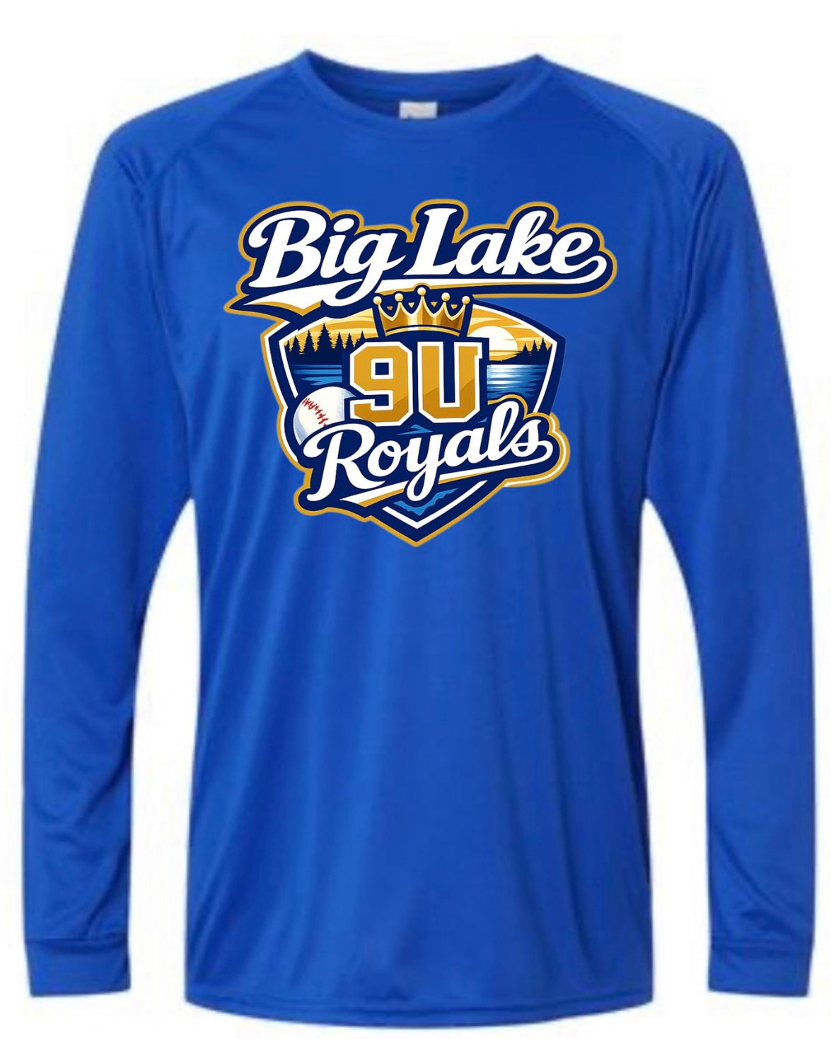 BL 9U Adult Longsleeve Moisture-wicking Tee